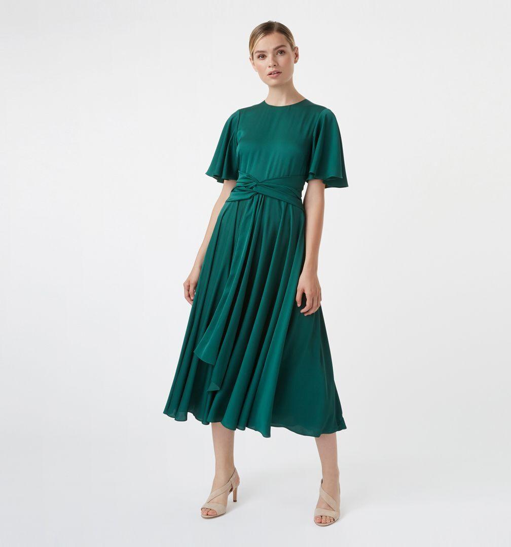 hobbs turquoise dress
