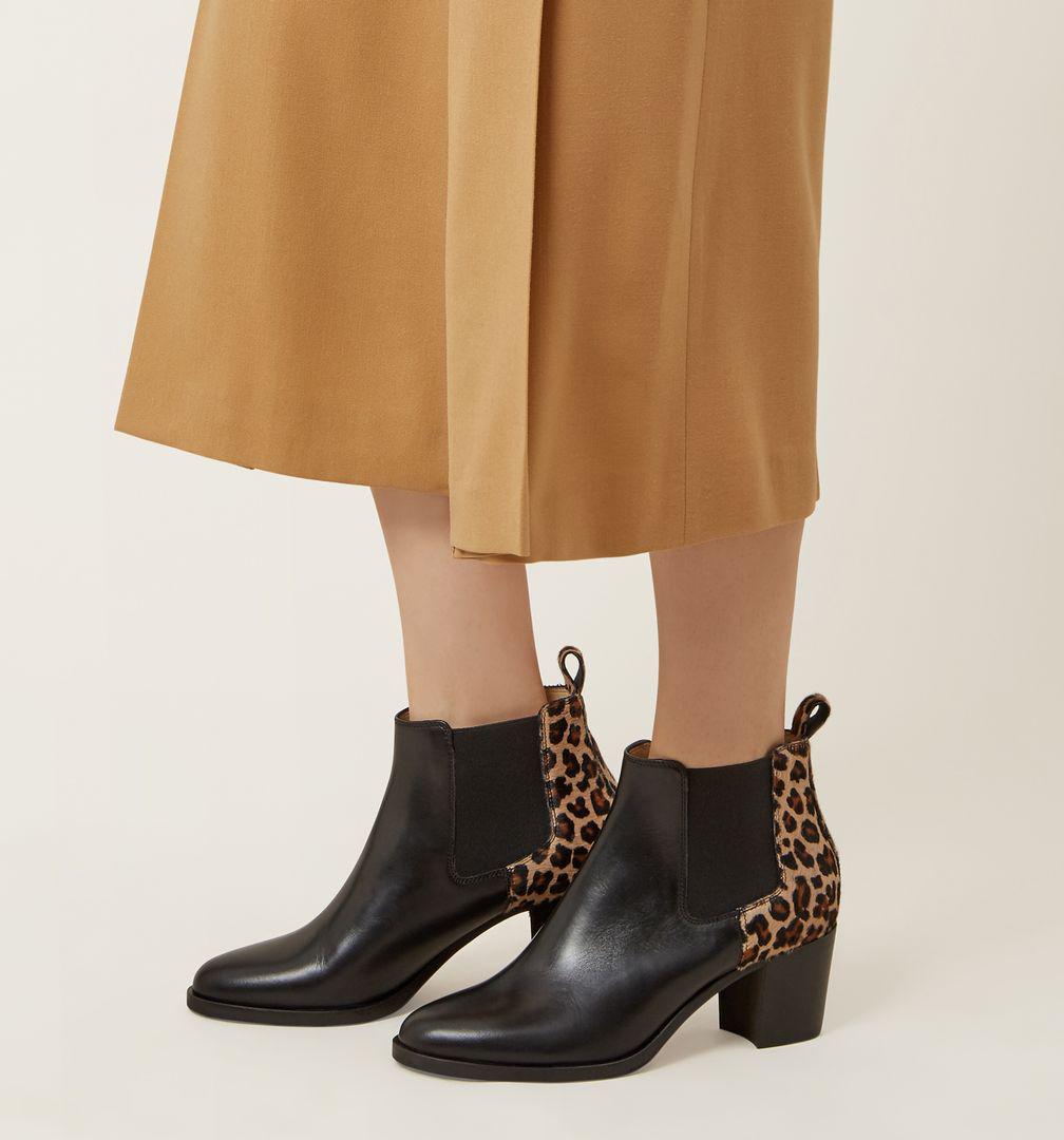 hobbs leopard print boots