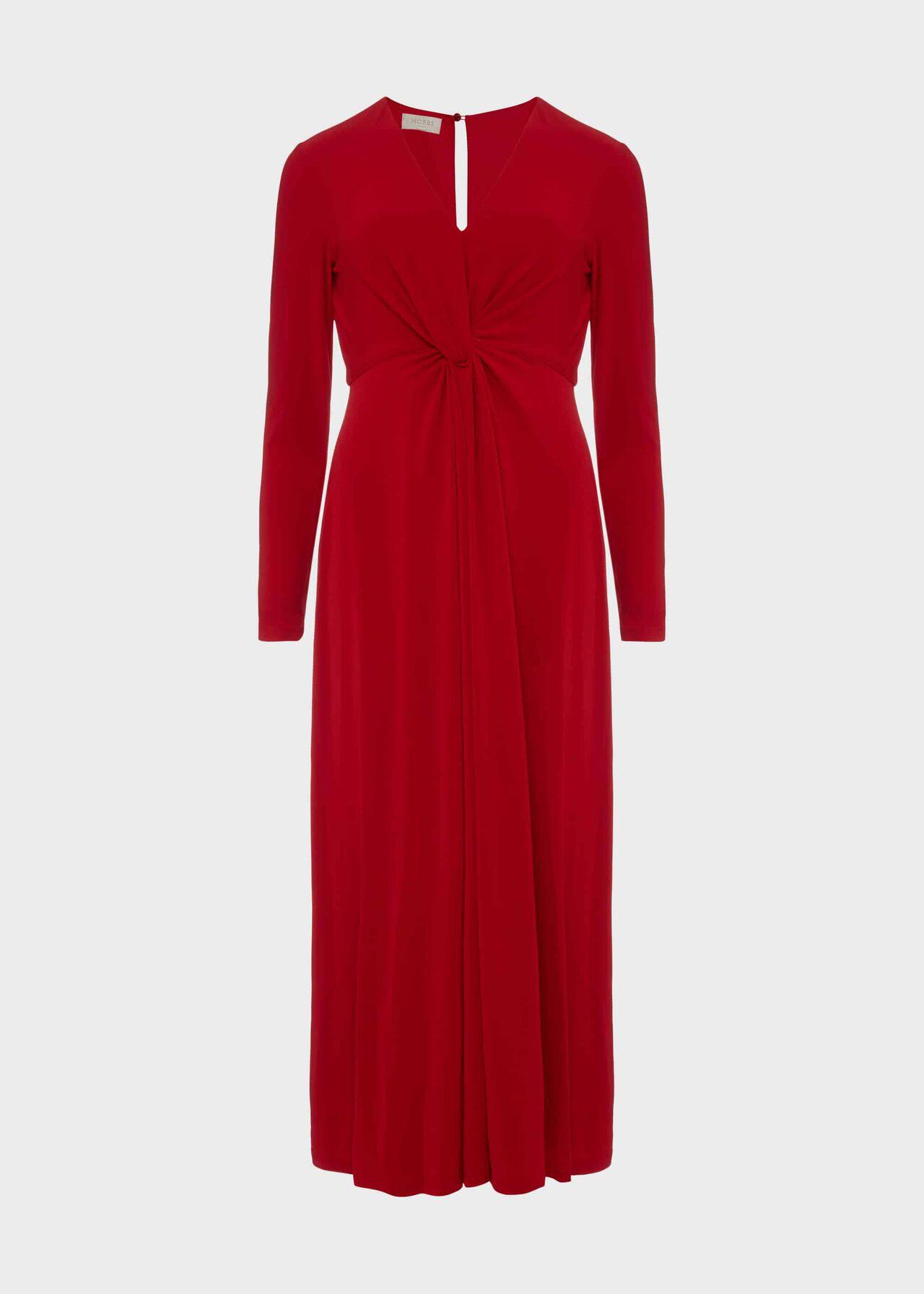 Hobbs Synthetic Uma Jersey Dress in Poppy Red (Red) Lyst