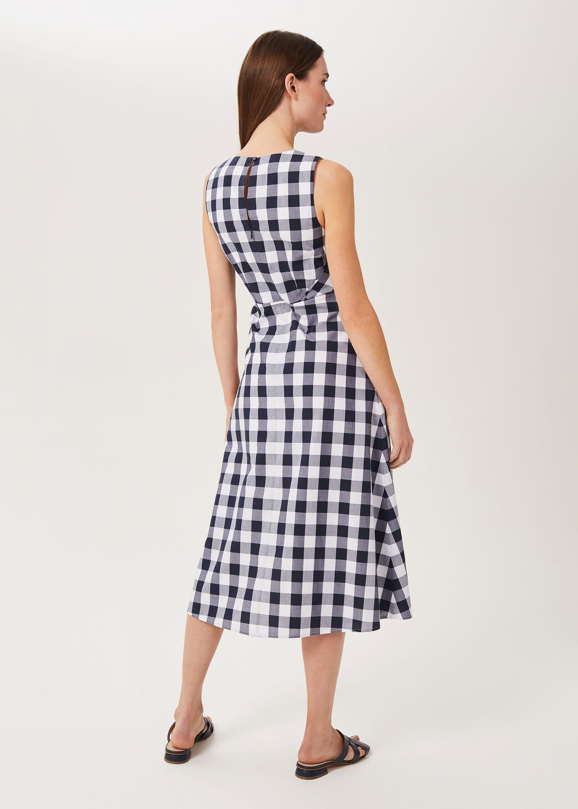 Hobbs checked outlet dress