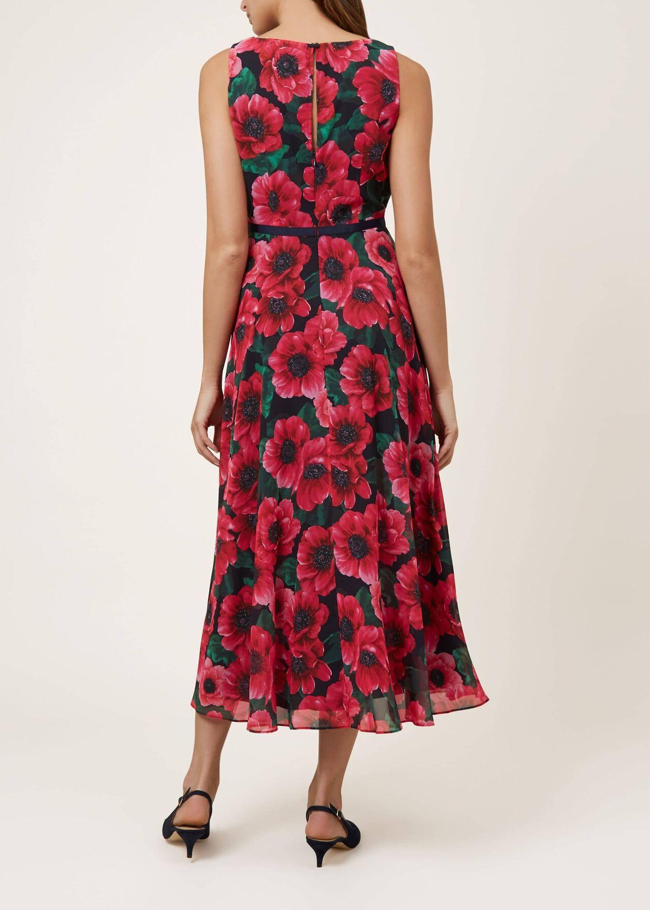 hobbs carly dress raspberry