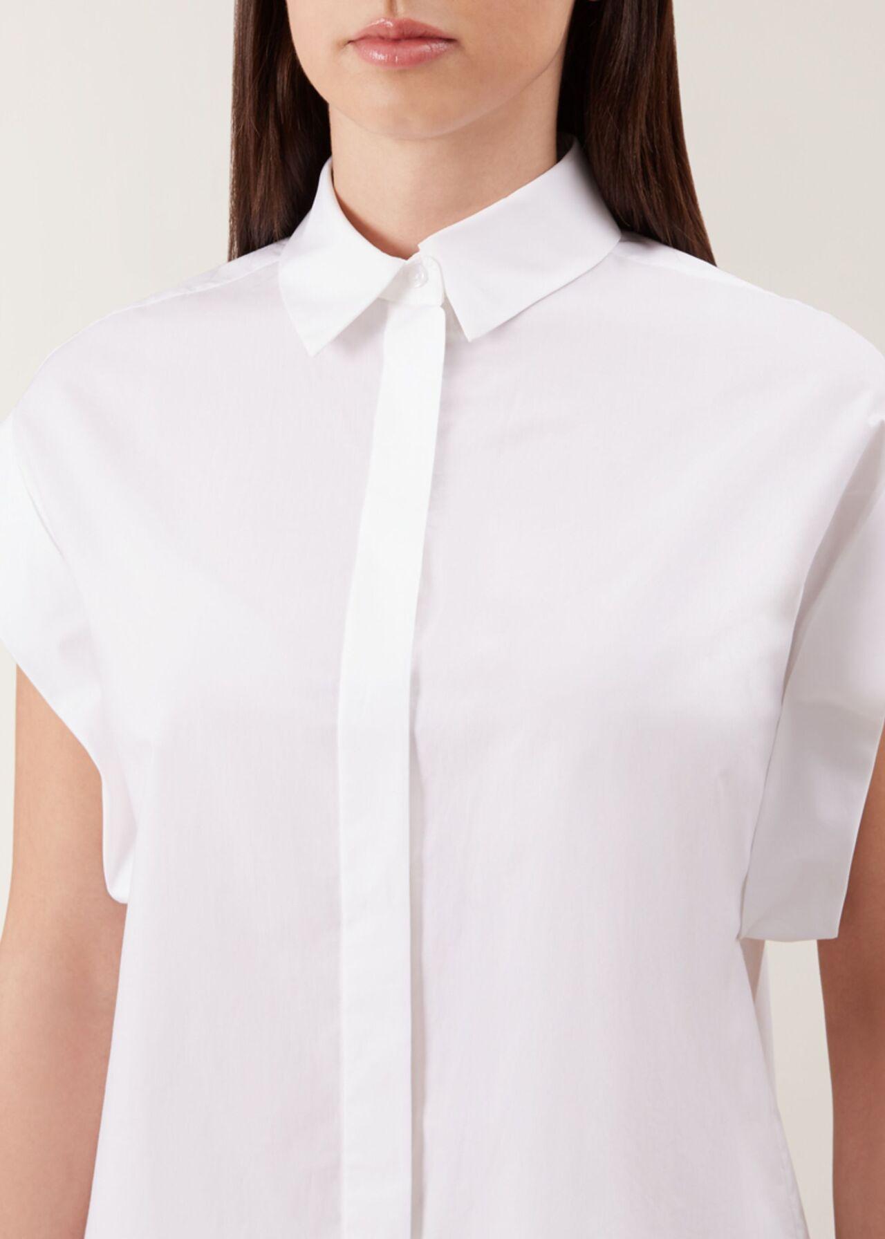 Hobbs Cotton Susanna Shirt in White - Lyst