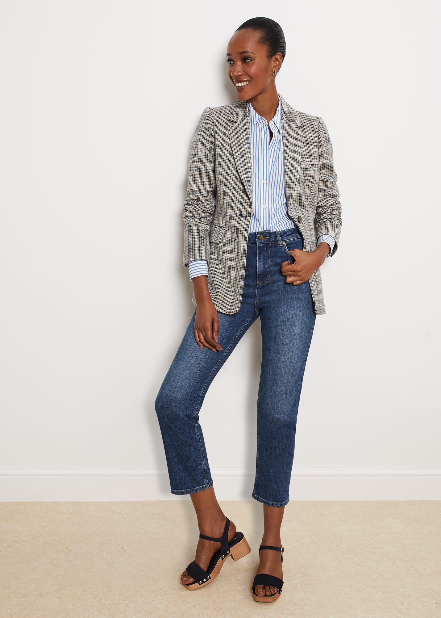 Hobbs black blazer shop
