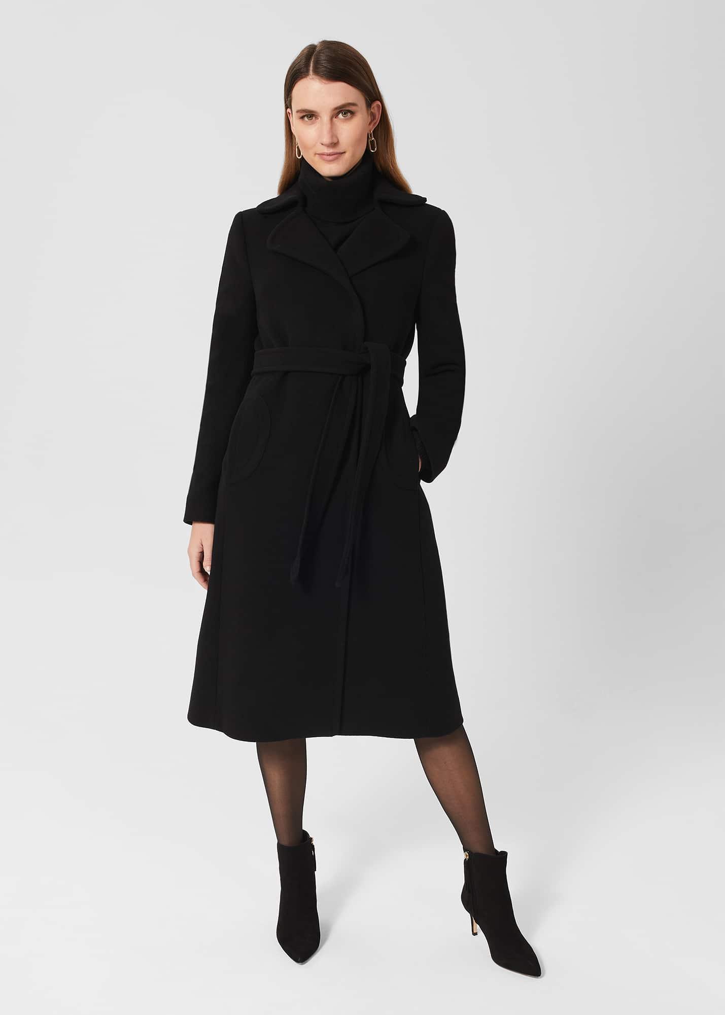 Hobbs black coat discount