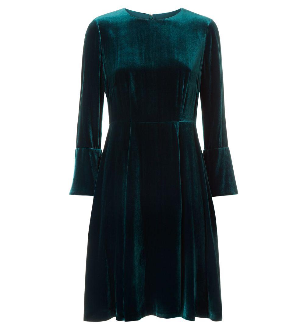 hobbs zinnia velvet dress