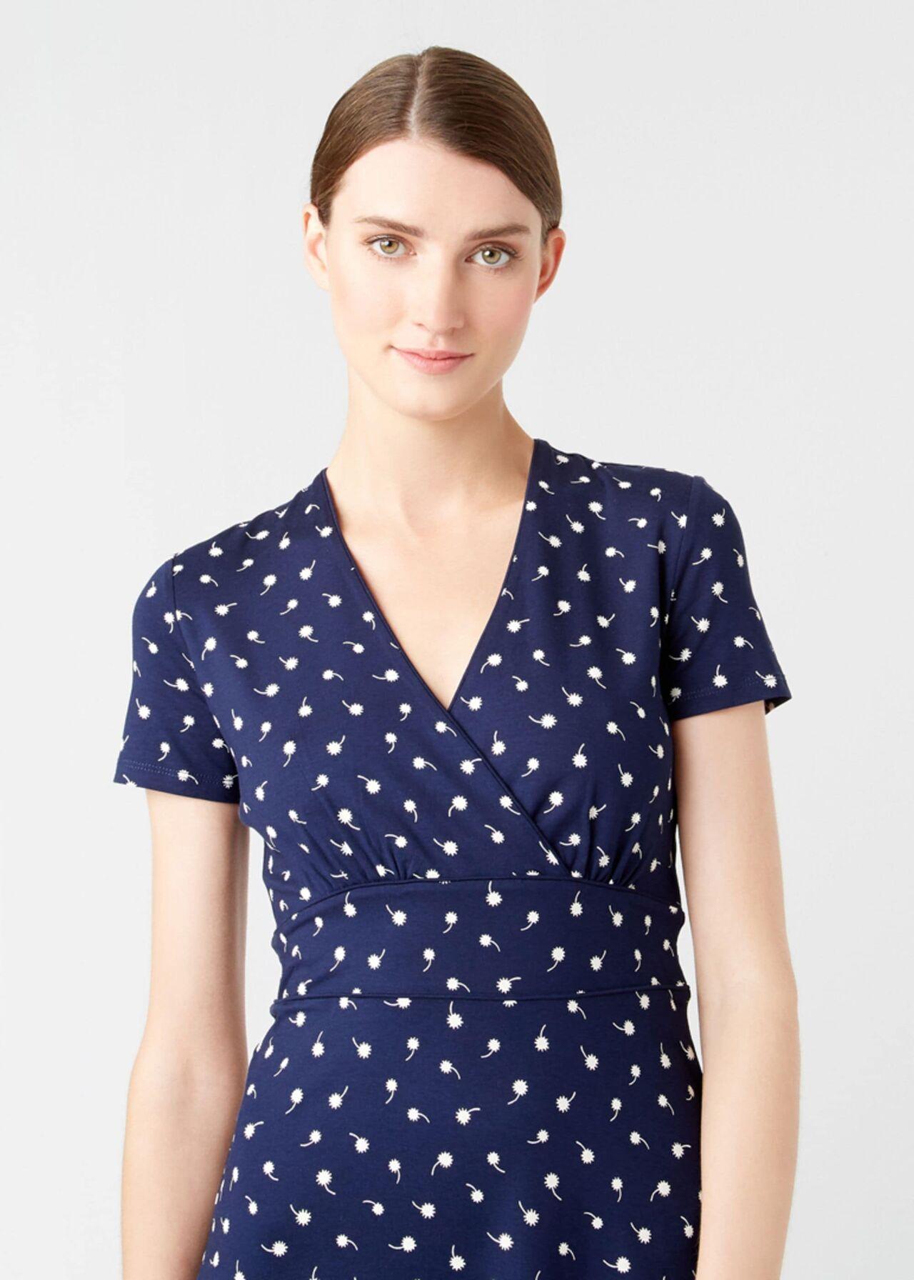 hobbs darcie dress navy