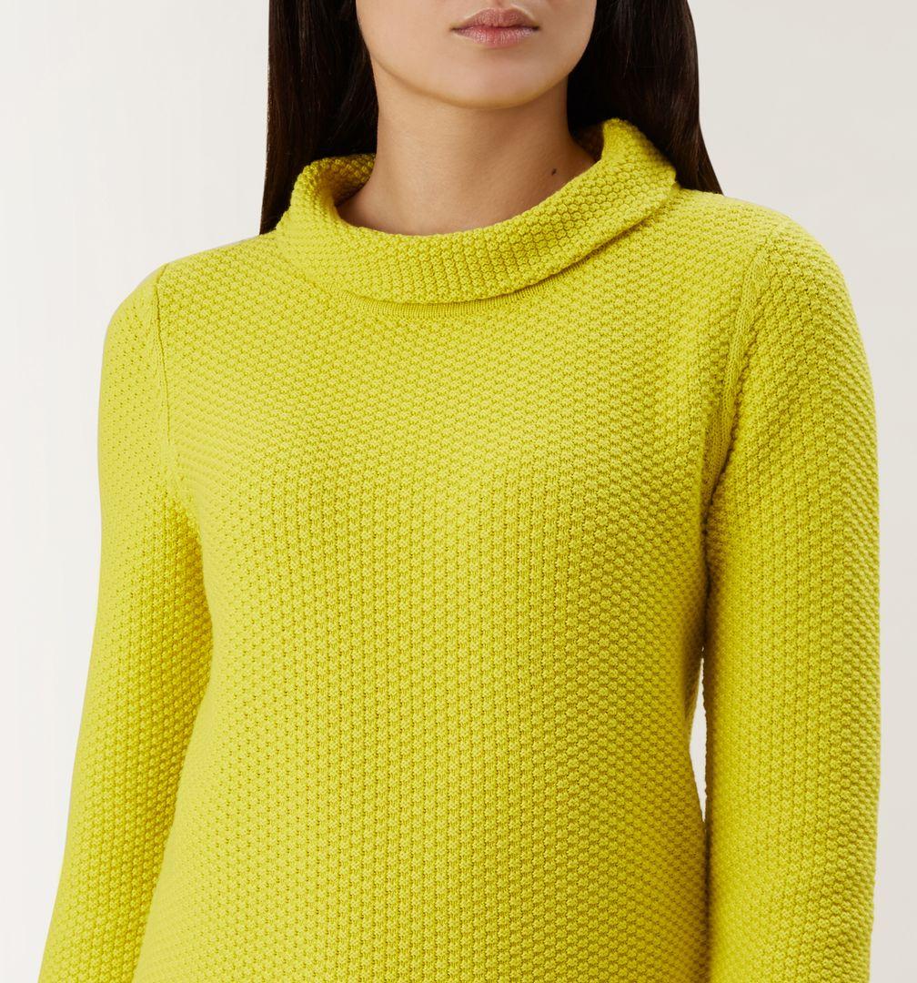 Hobbs Cotton 'camillia' Sweater in Yellow - Lyst