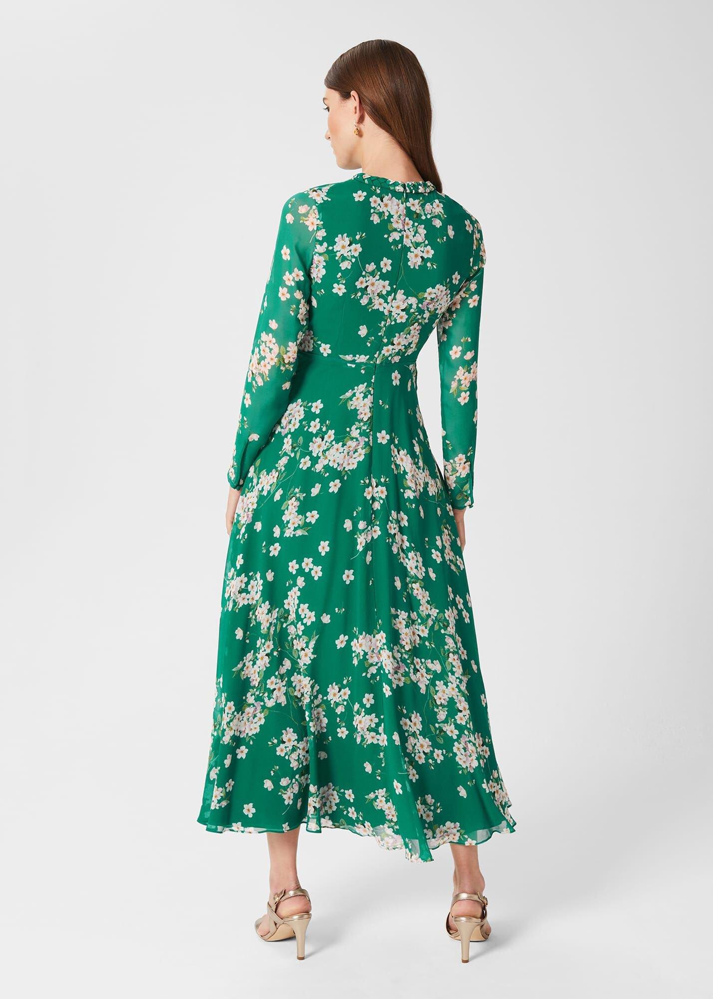 Linen Rosabella Dress. Linen Top . Floral Italian Linen Dress