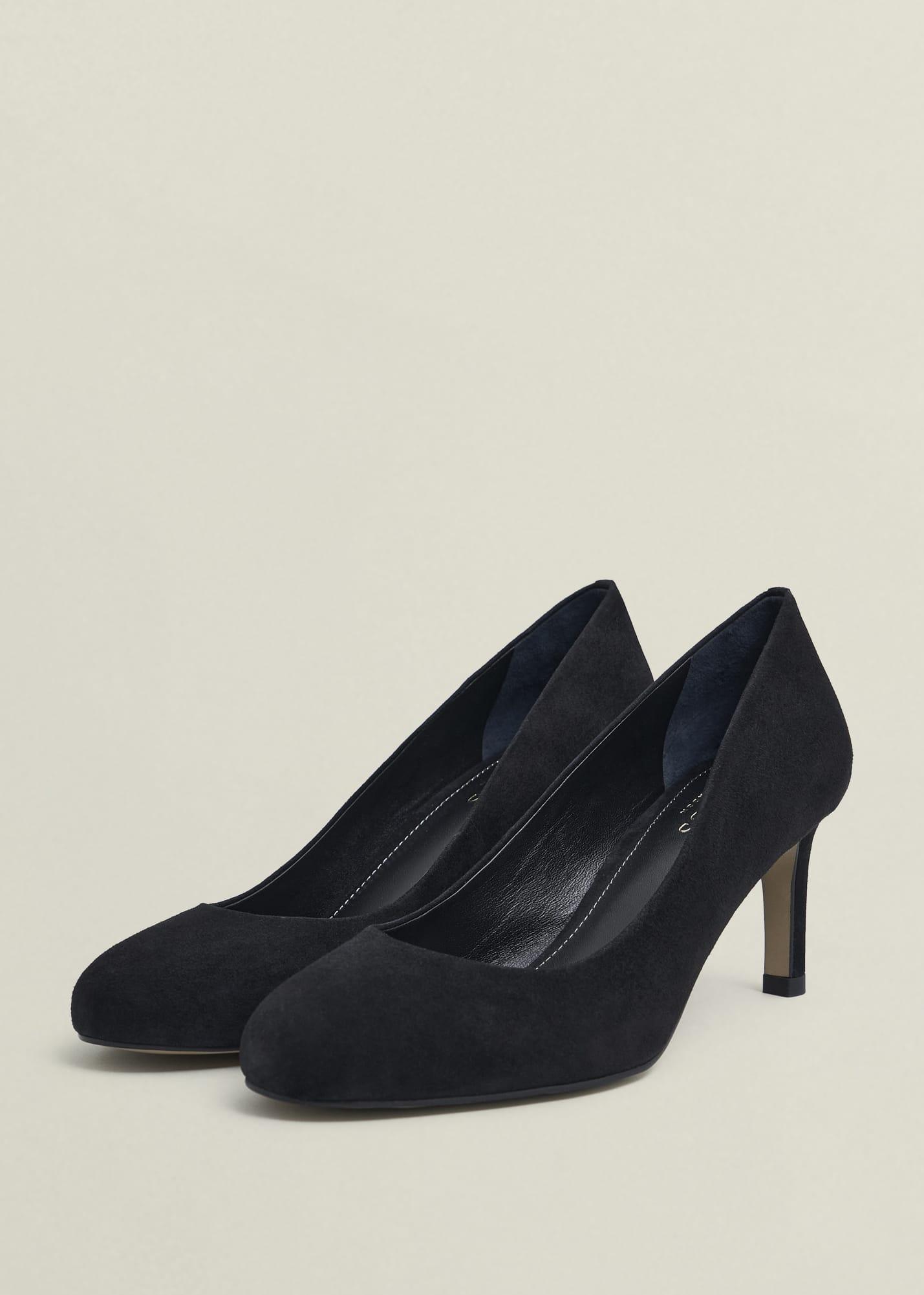 Hobbs Lizzie Suede Court Shoes in Blue Lyst UK