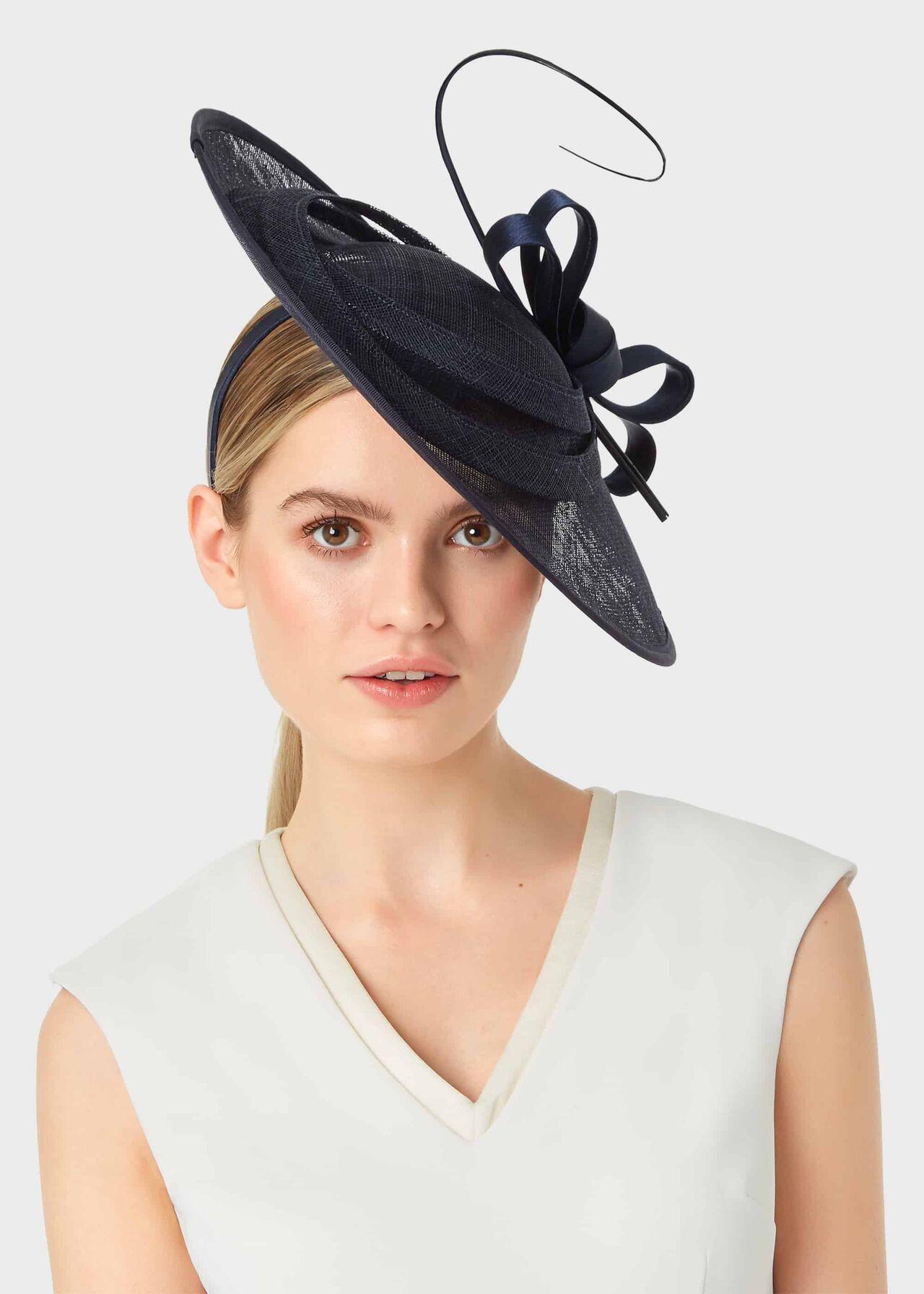 Hobbs Arabella Fascinator in Navy (Blue 