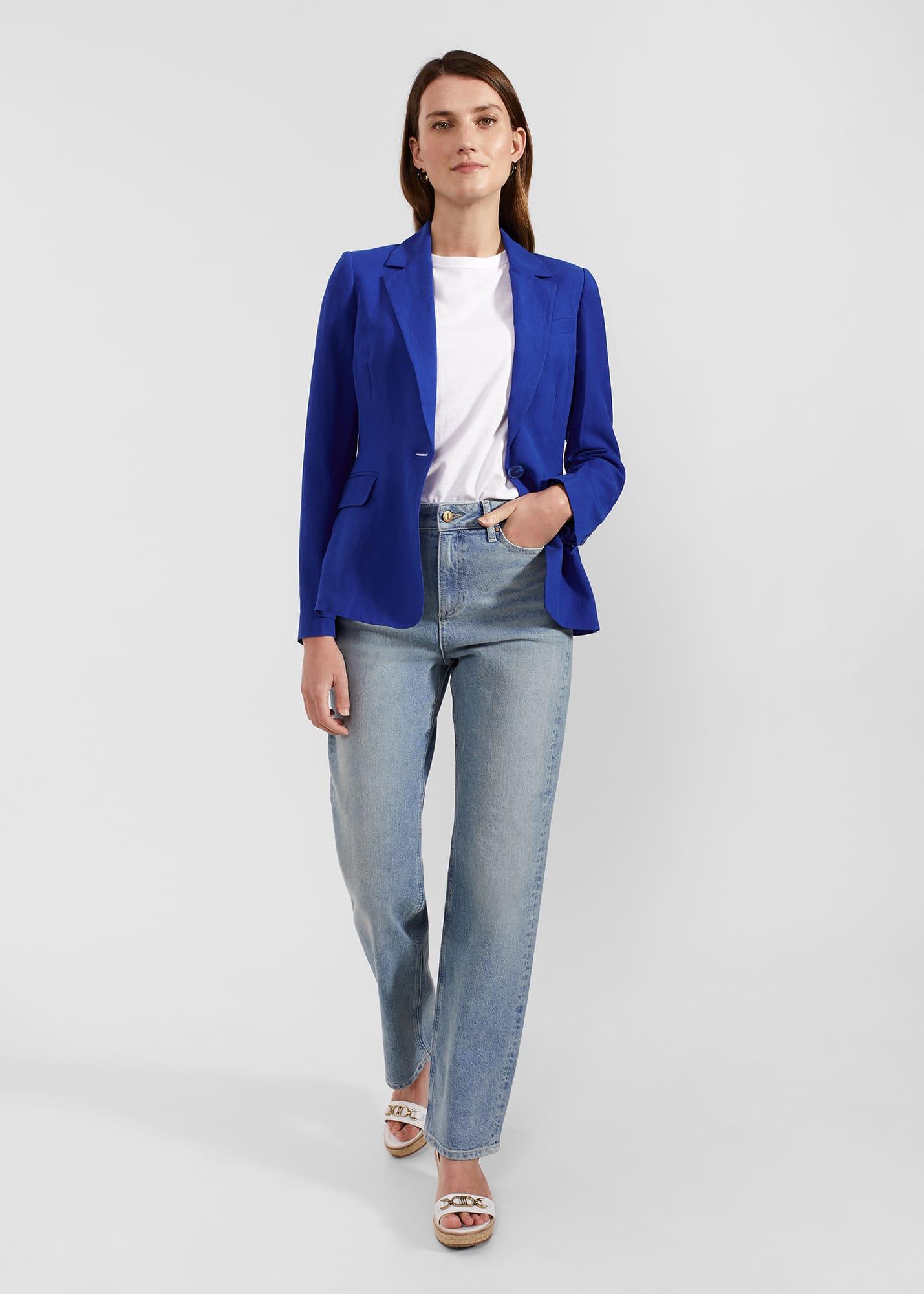 Hobbs blue jacket new arrivals