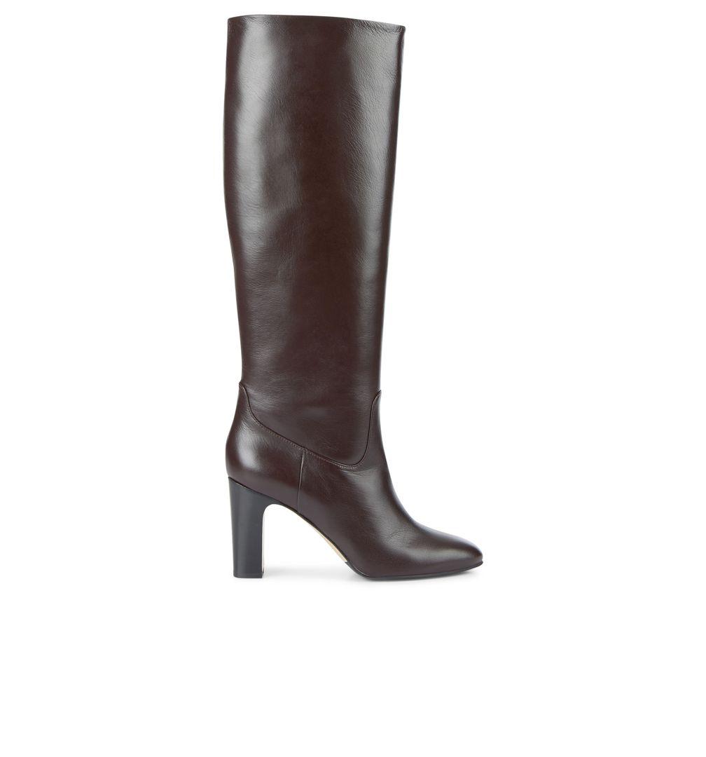 Hobbs Leather Alexandra Boot in Brown - Lyst