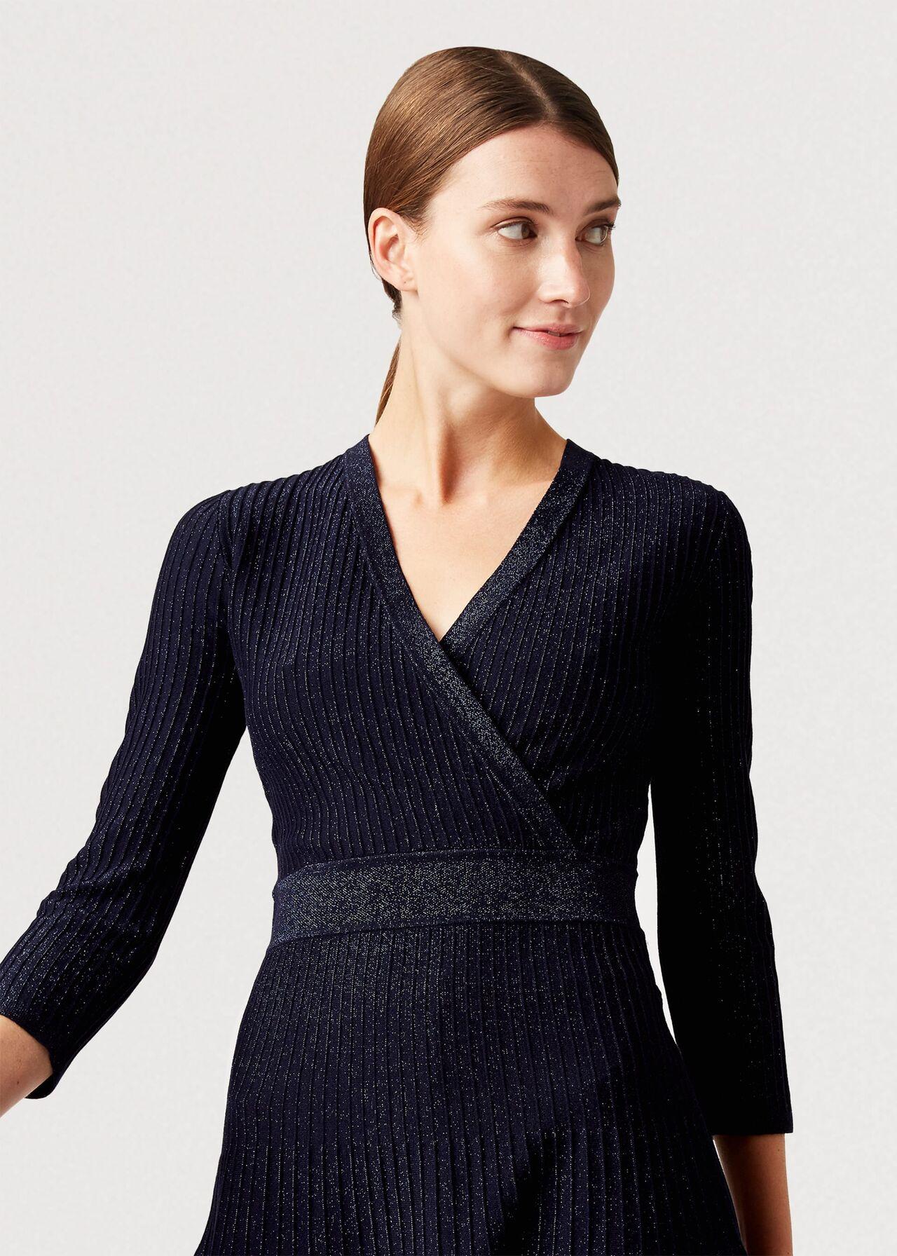 hobbs ellen knitted dress