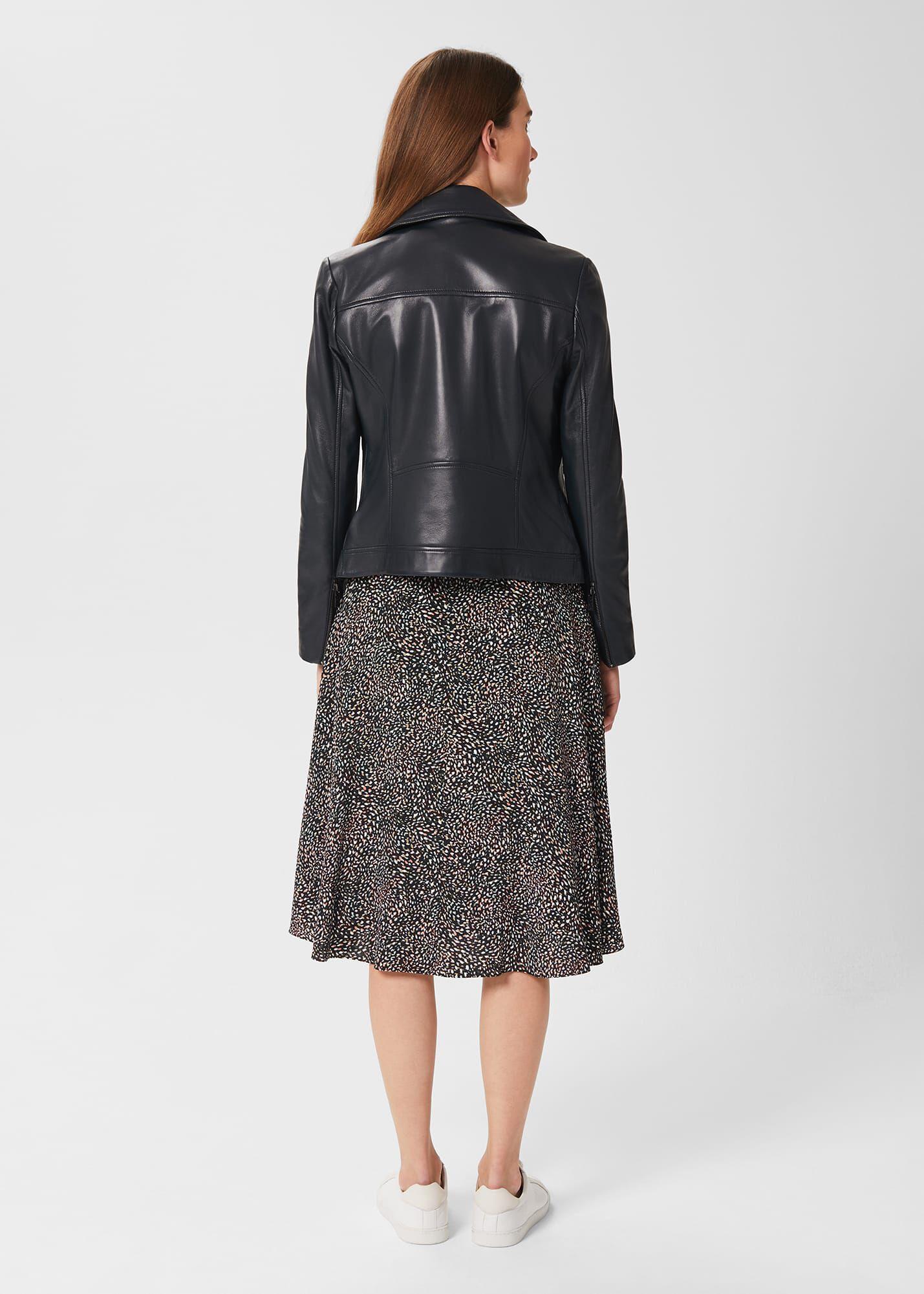Hobbs Dakota Leather Jacket in Black Lyst UK