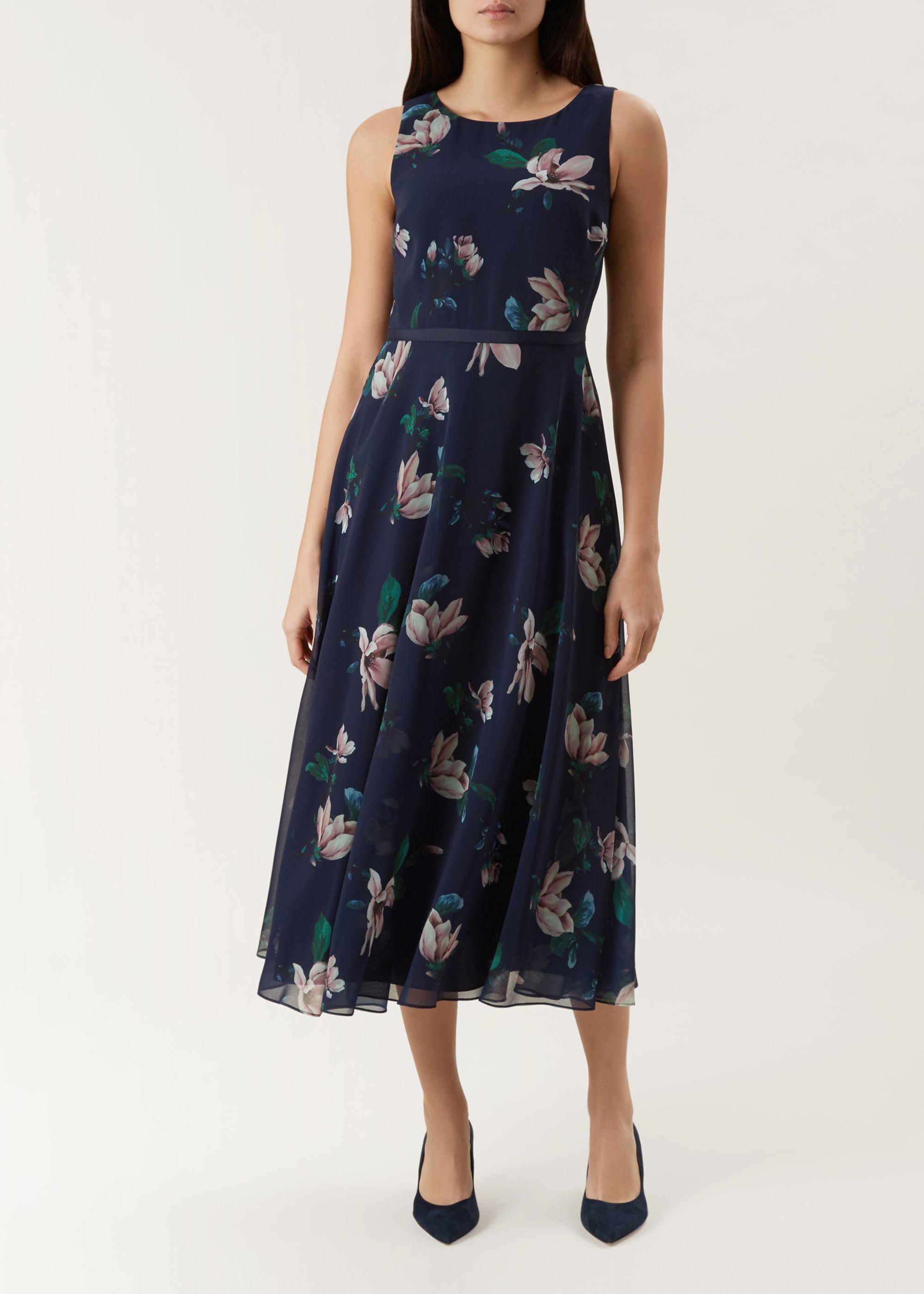Hobbs Carly Dress in Blue Lyst UK