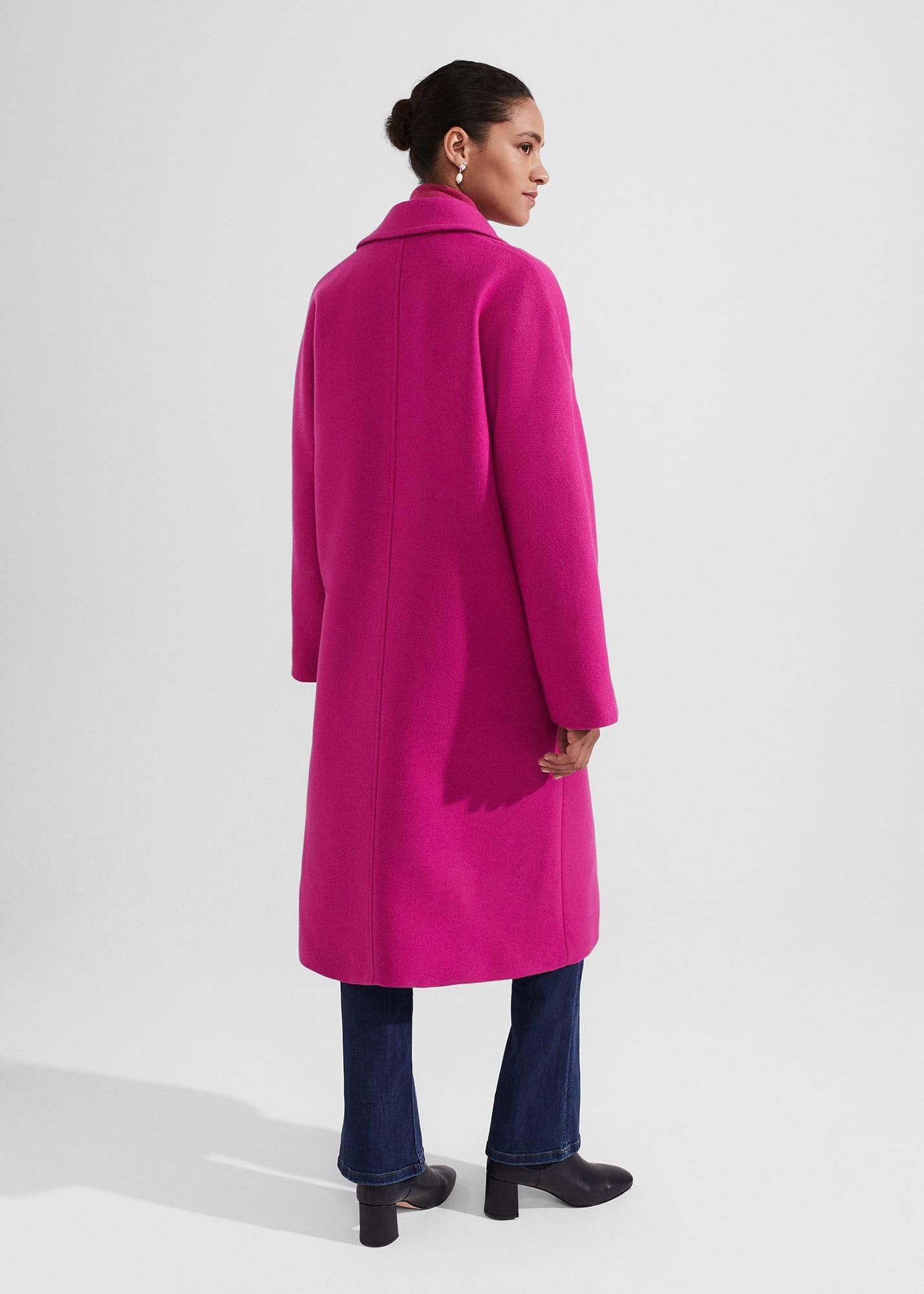 Hobbs tilda hot pink coat online