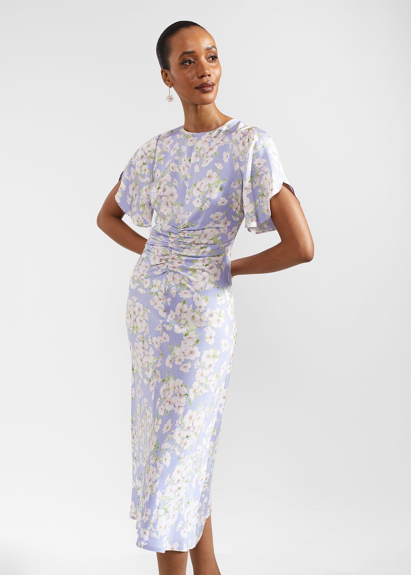 Hobbs Vita Floral Midi Dress in White Lyst Canada