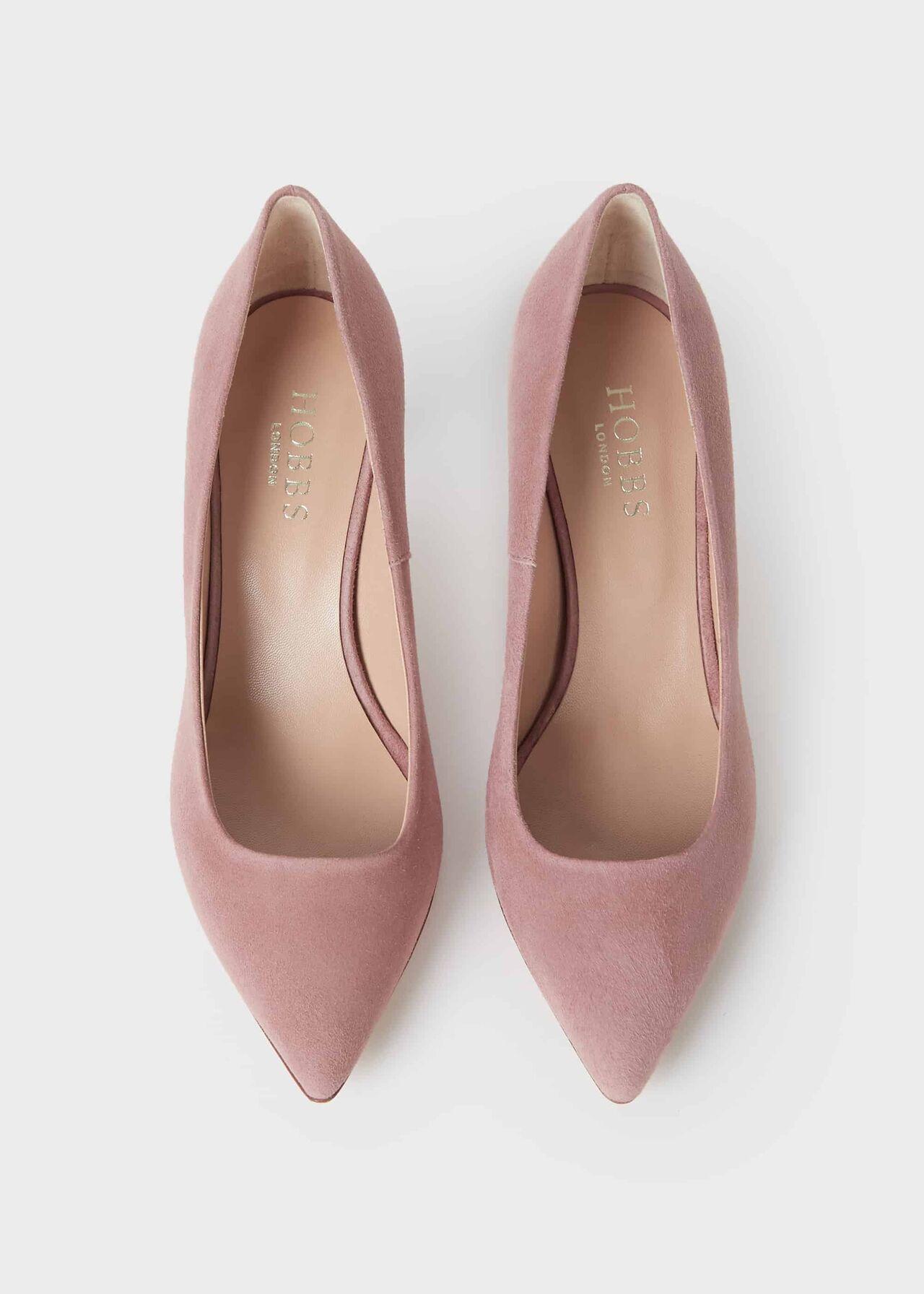 dusky pink bag and shoes