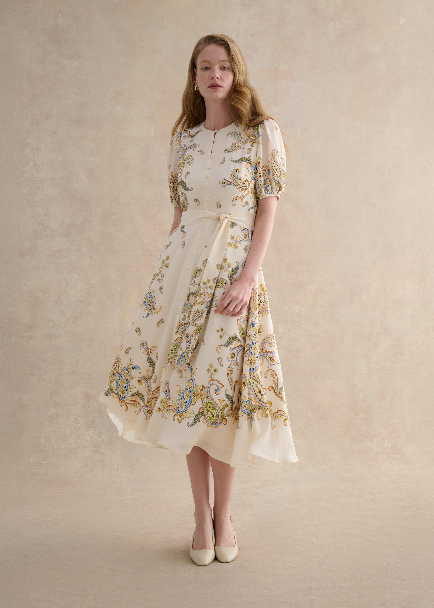 hobbs asher silk dress Buy Hobbs White Silk Asher Dress from Next Oman