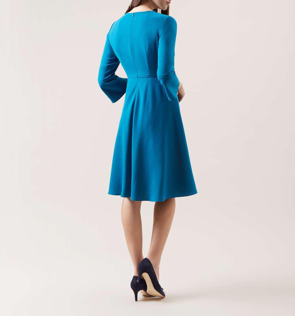 Hobbs Synthetic Samantha Dress in Teal (Blue) Lyst