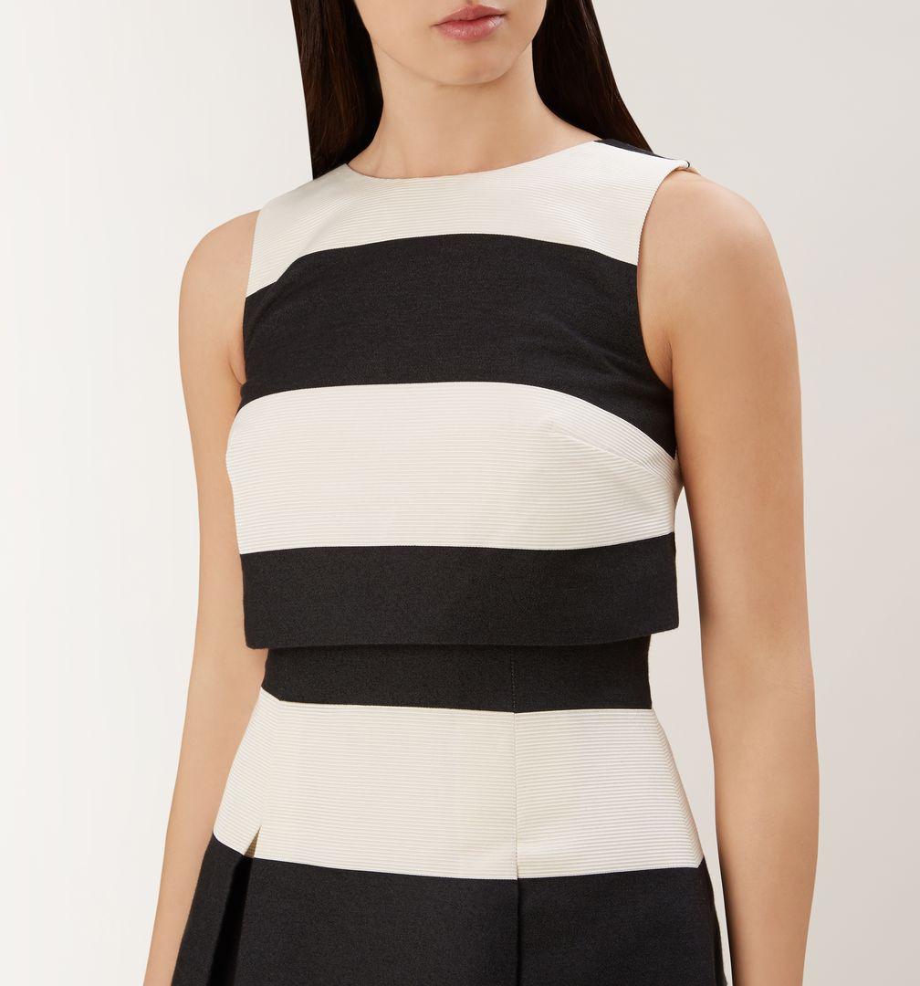 hobbs bridget striped dress