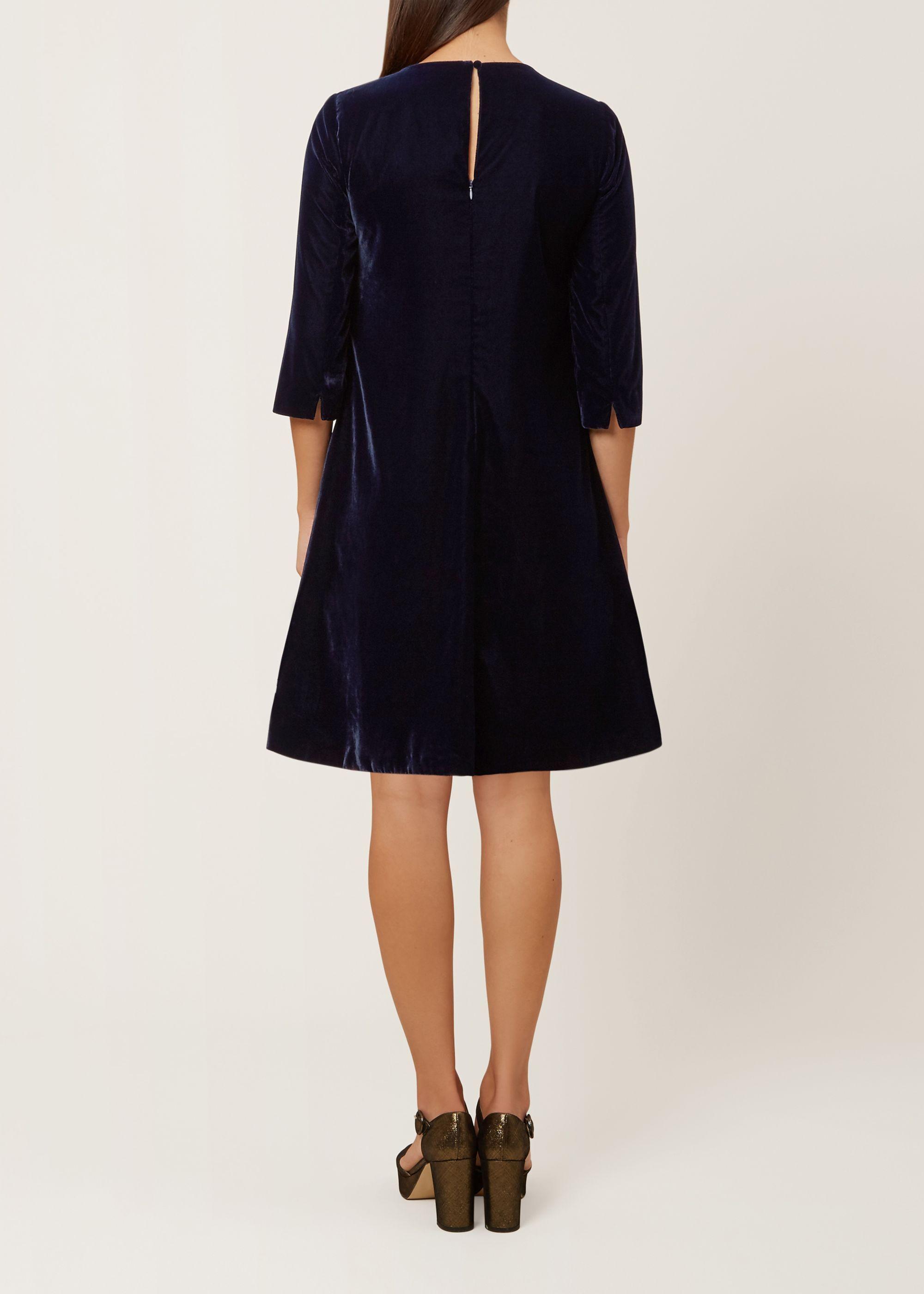 hobbs velvet dress
