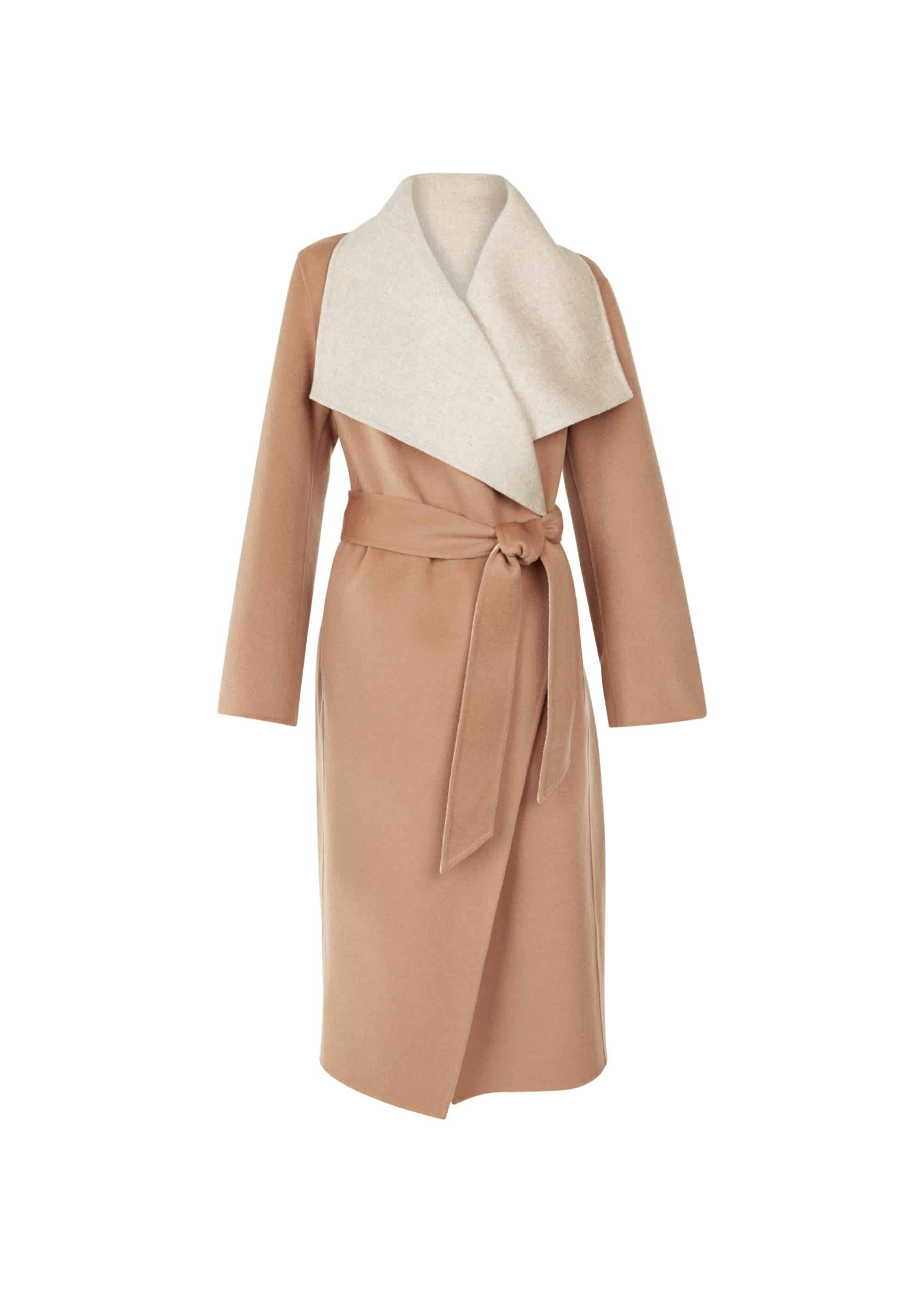 witchery luxe wrap coat