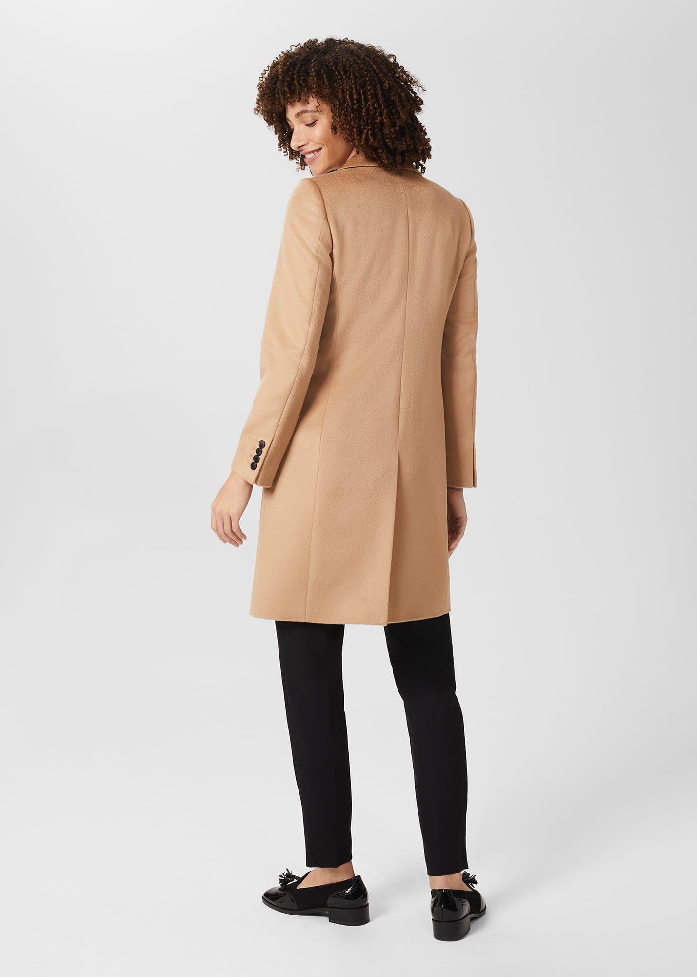 camel wool coat petite