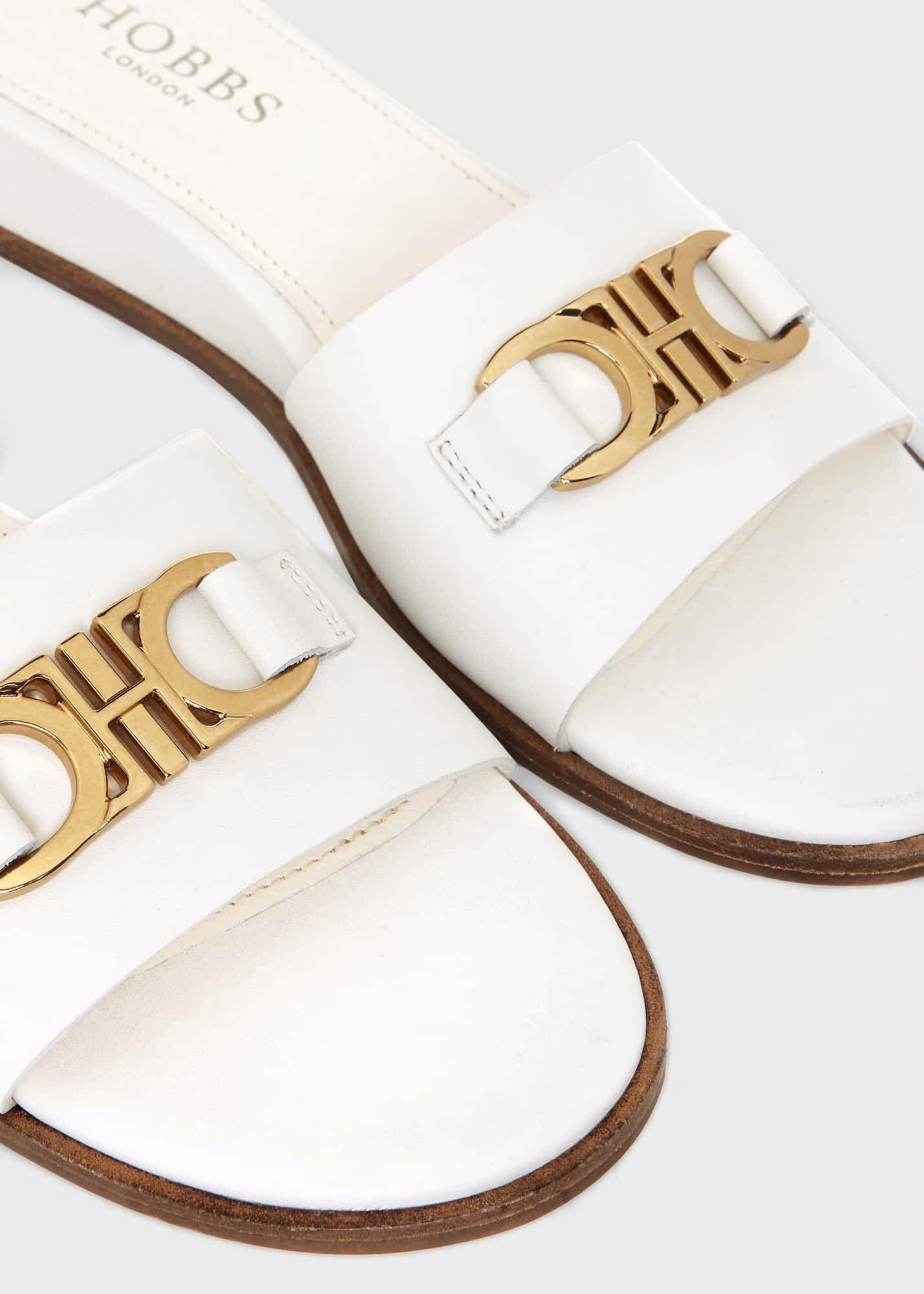 Hobbs gold shop sandals