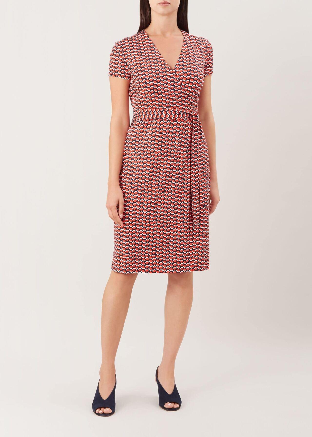 market and spruce faux wrap dress