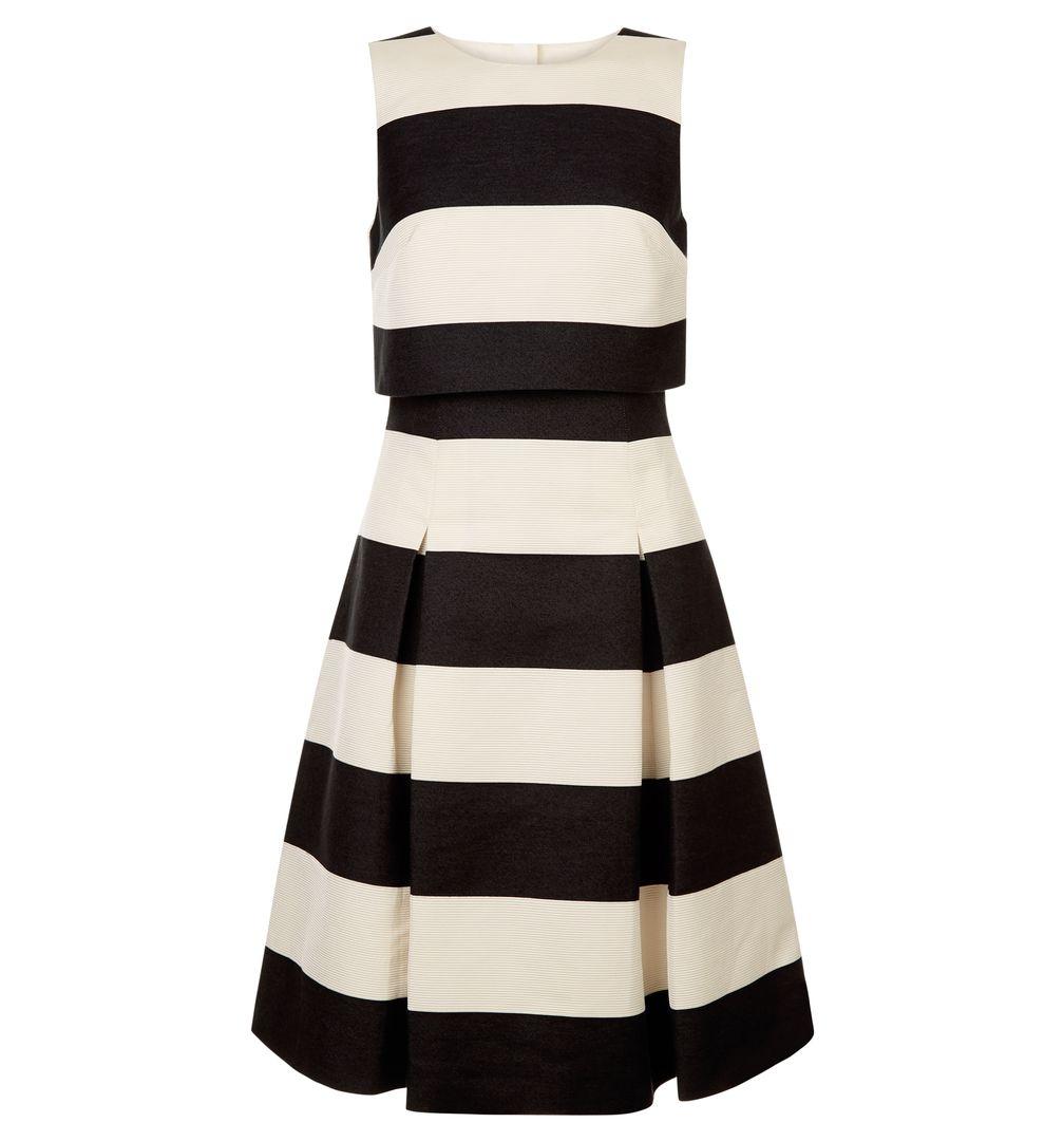 hobbs bridget striped dress