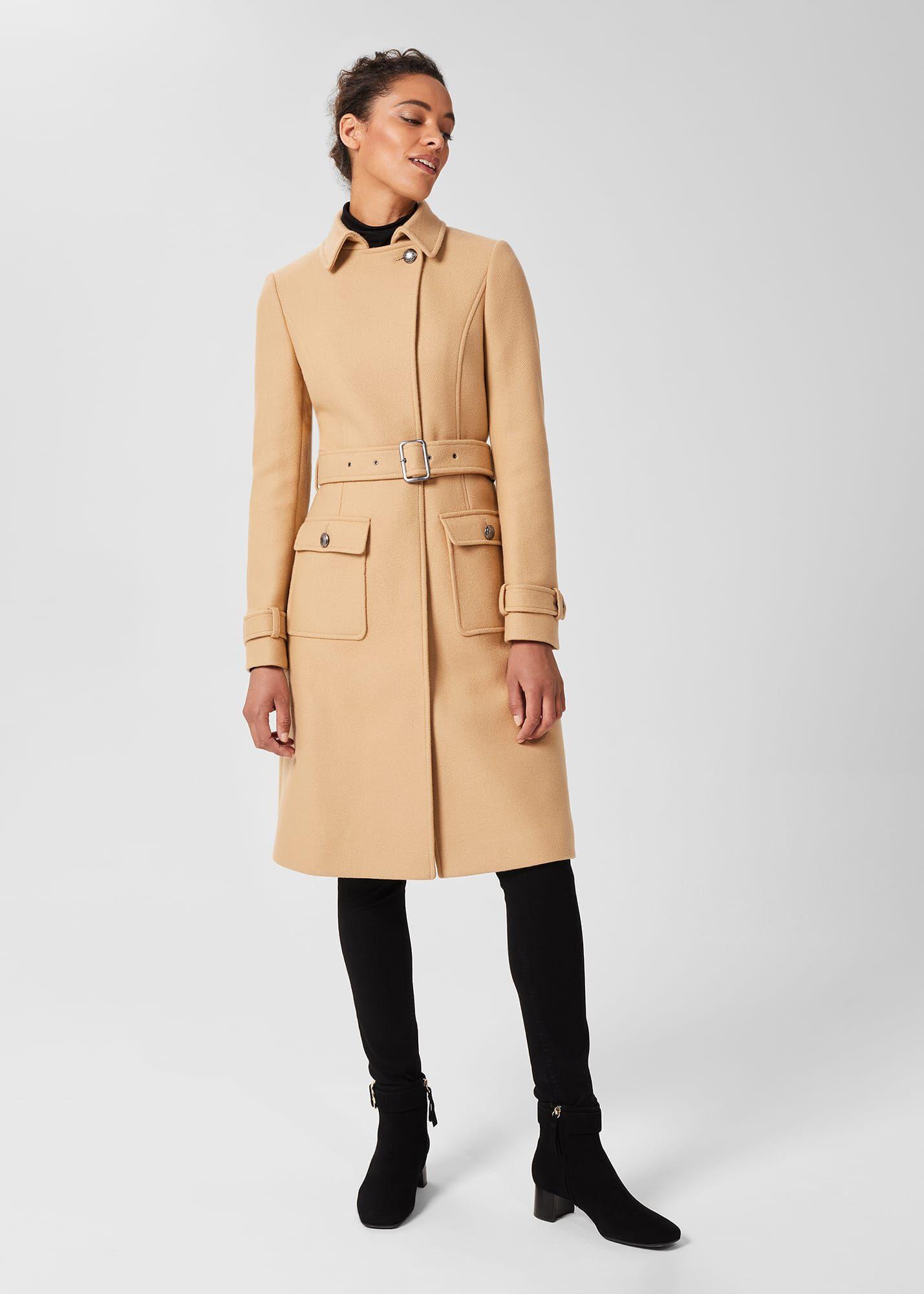 hobbs yellow coat