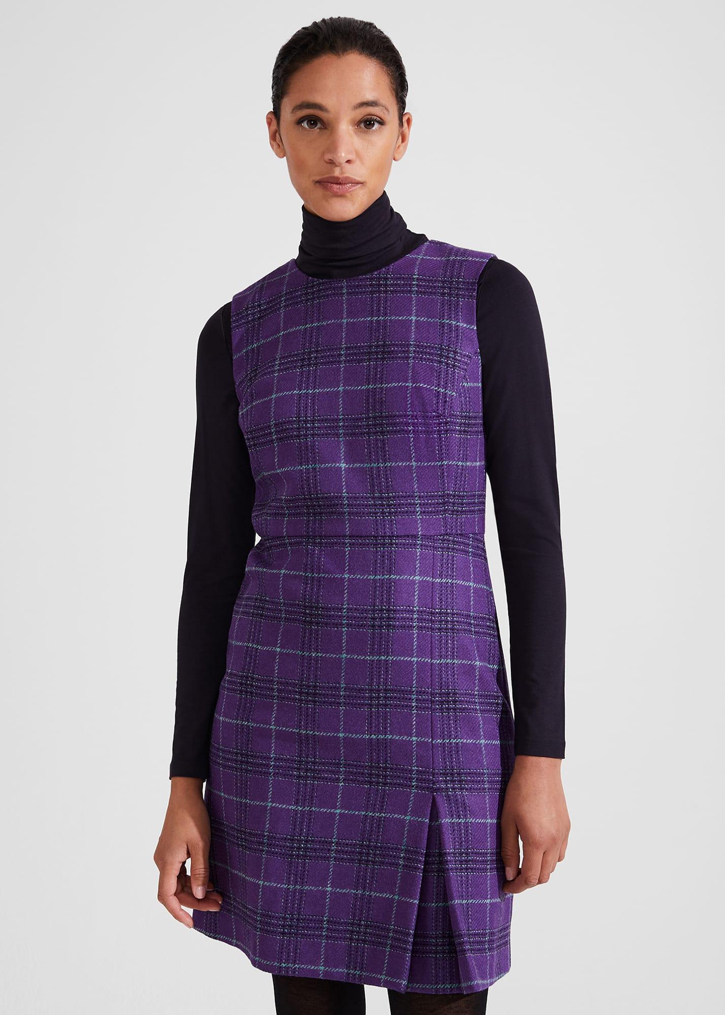 Hobbs Avery Wool Dress in Purple Lyst Australia