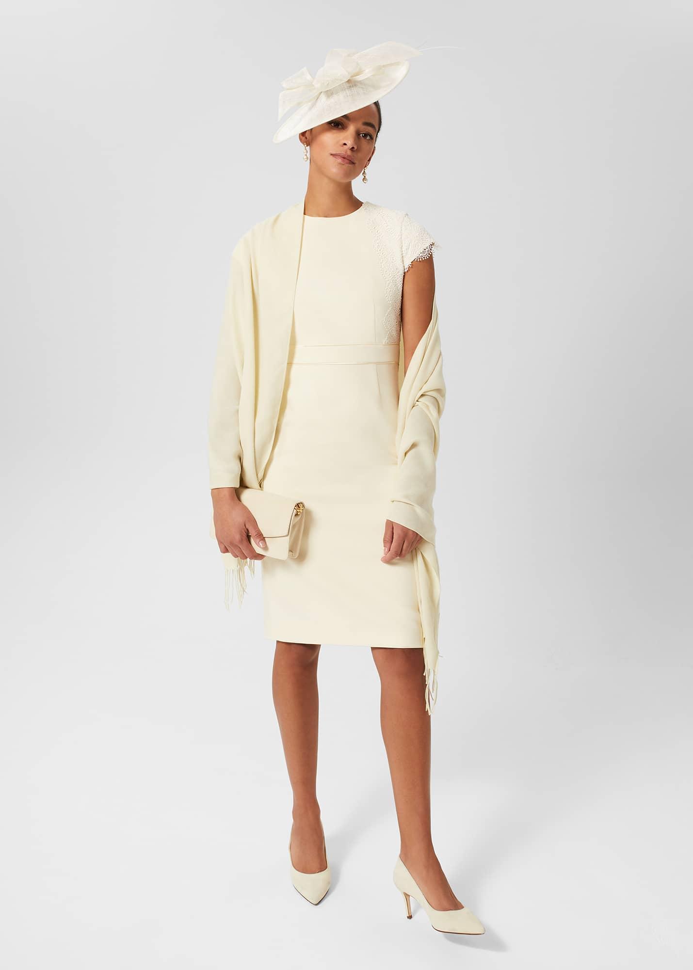 Hobbs Valentina Lace Shift Dress in White Lyst UK