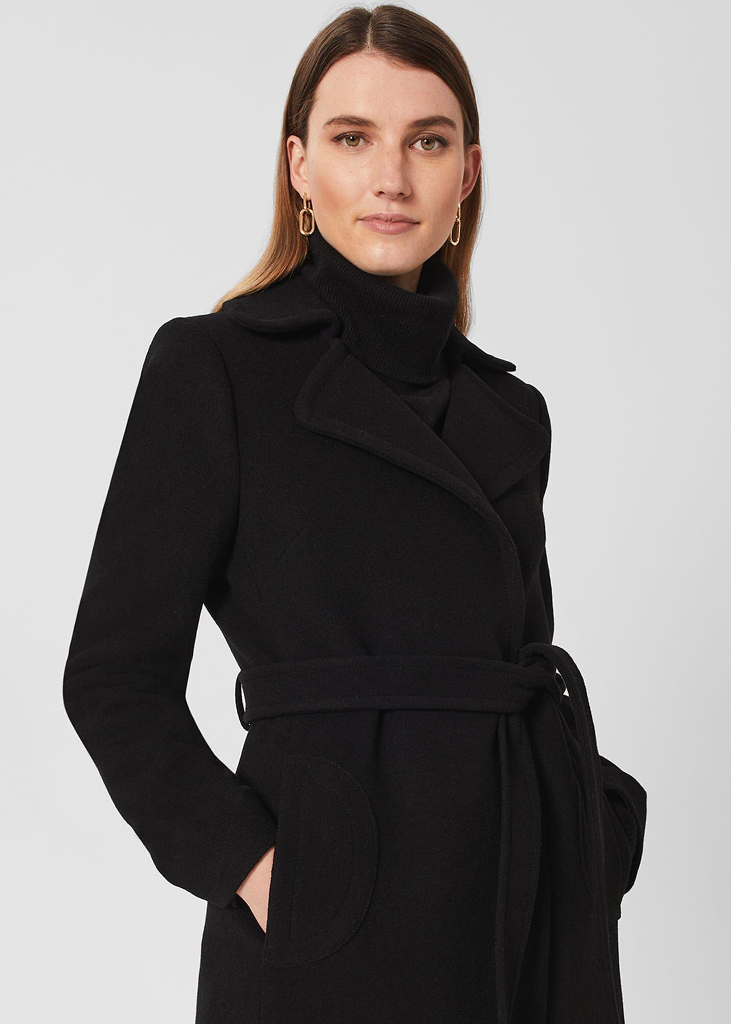 Hobbs Carissa Coat in Black Lyst UK