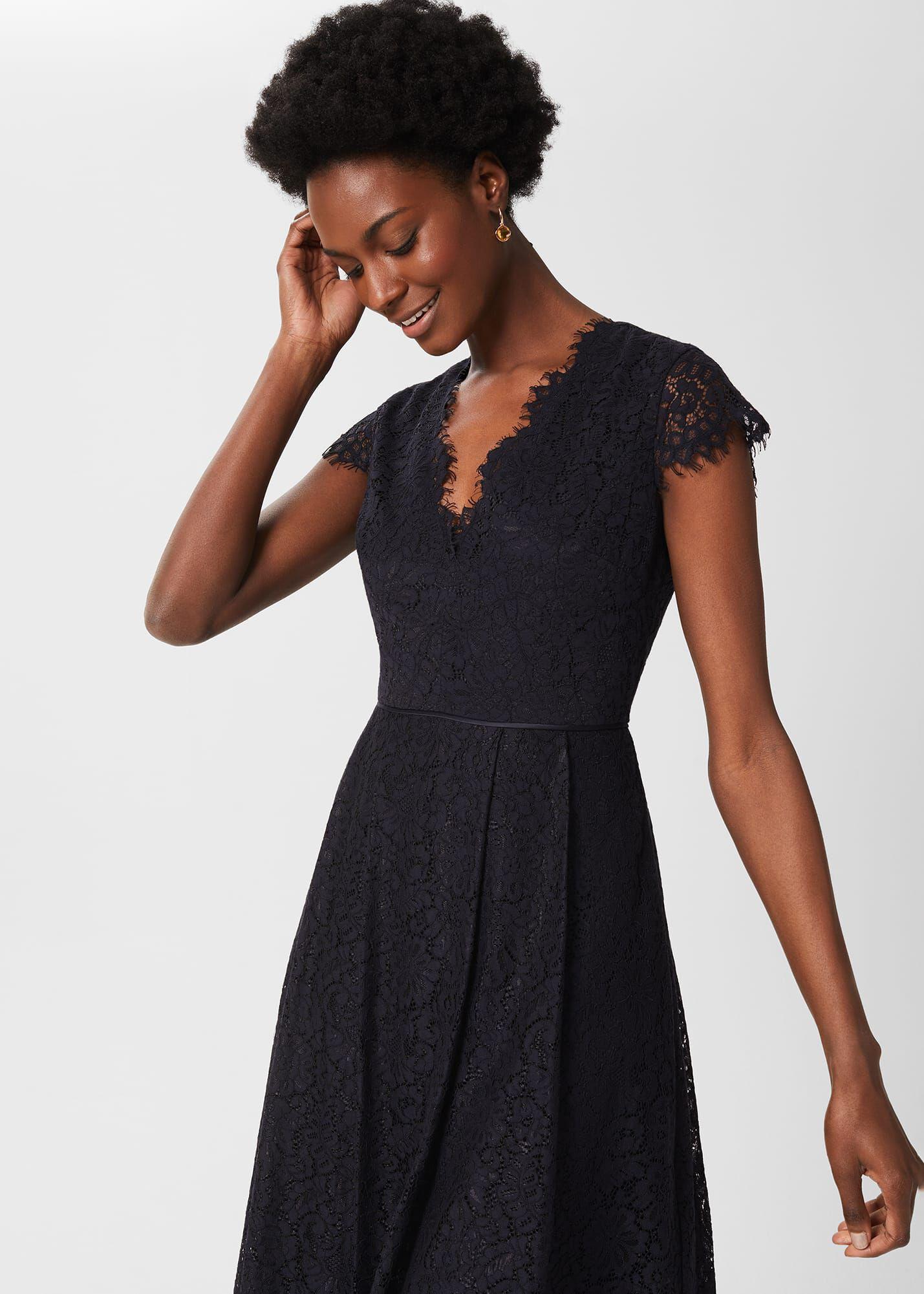 Hobbs Anastasia Lace Fit And Flare 