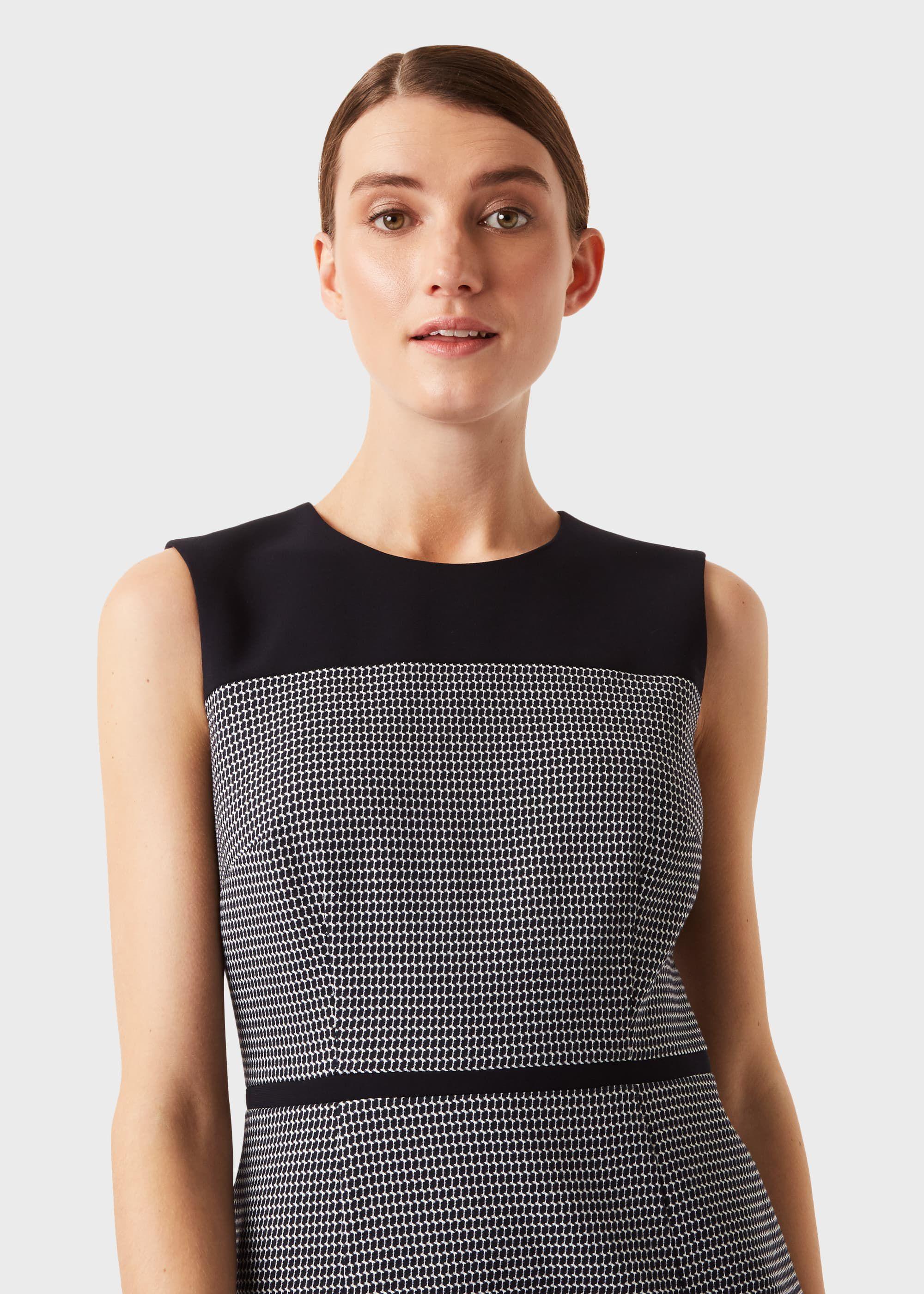 structured shift dress