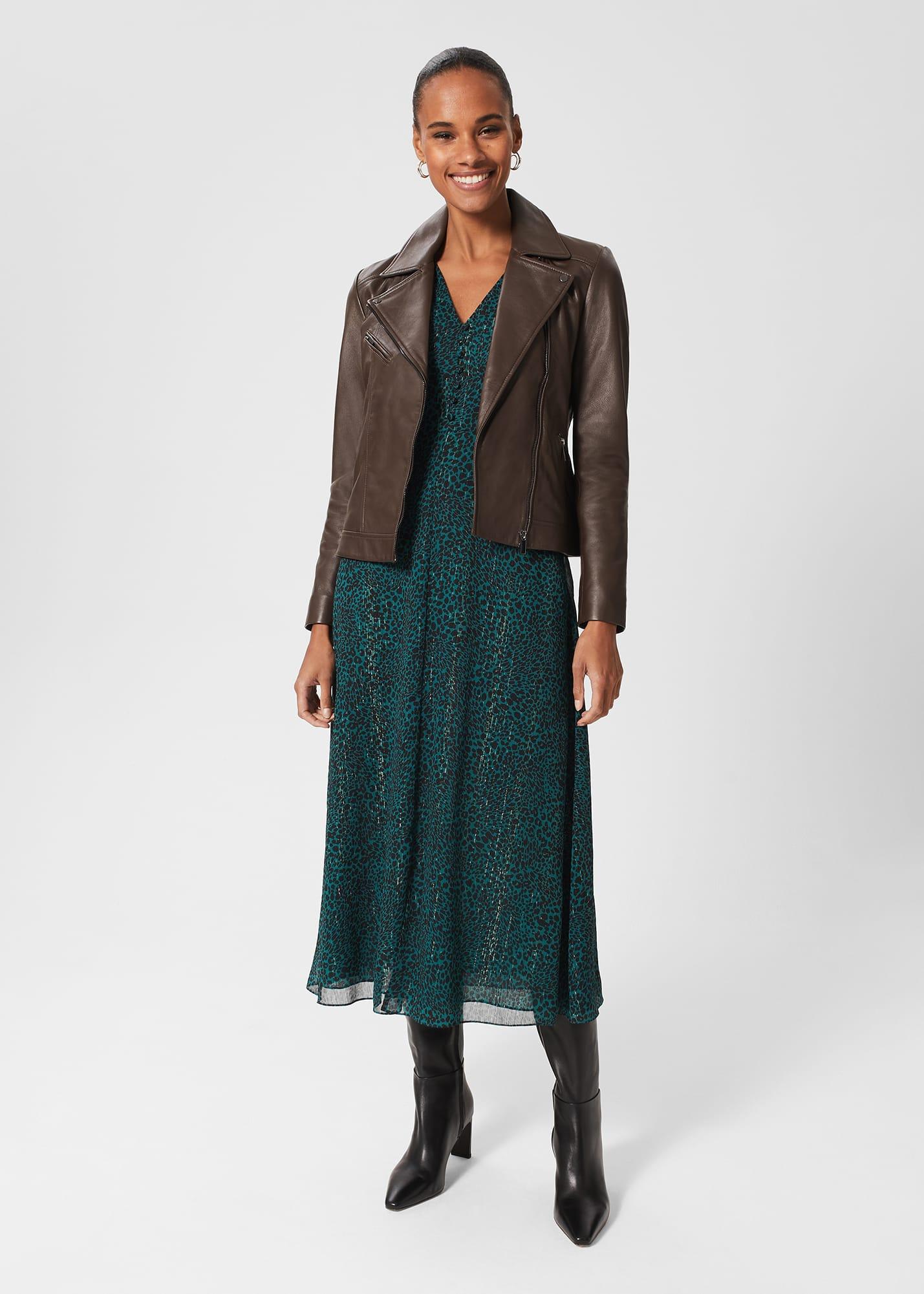 Hobbs Dakota Leather Jacket in Black Lyst UK