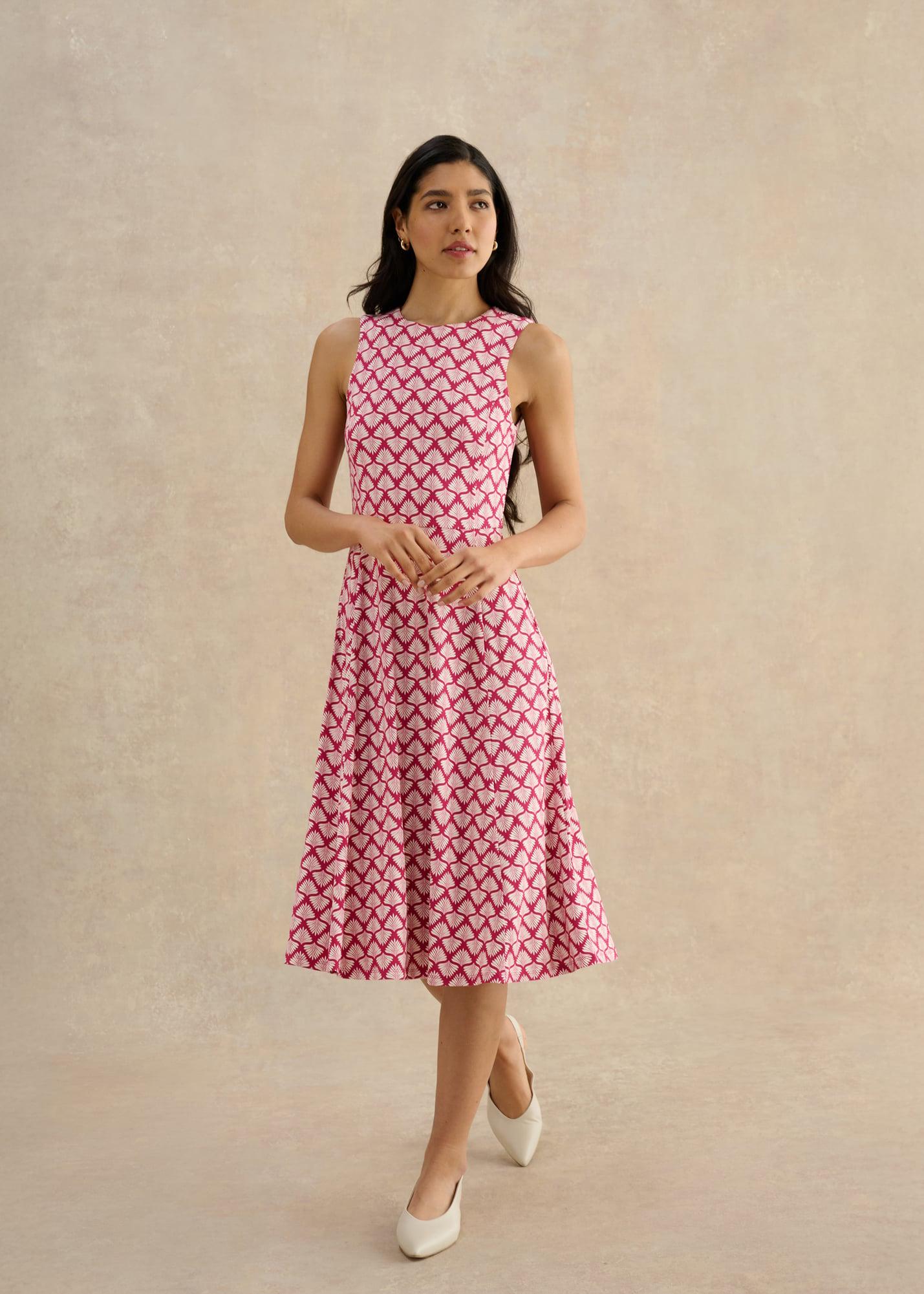 hobbs bayview jersey dress Petite Lisa in Pink Greta Velvet Dress
