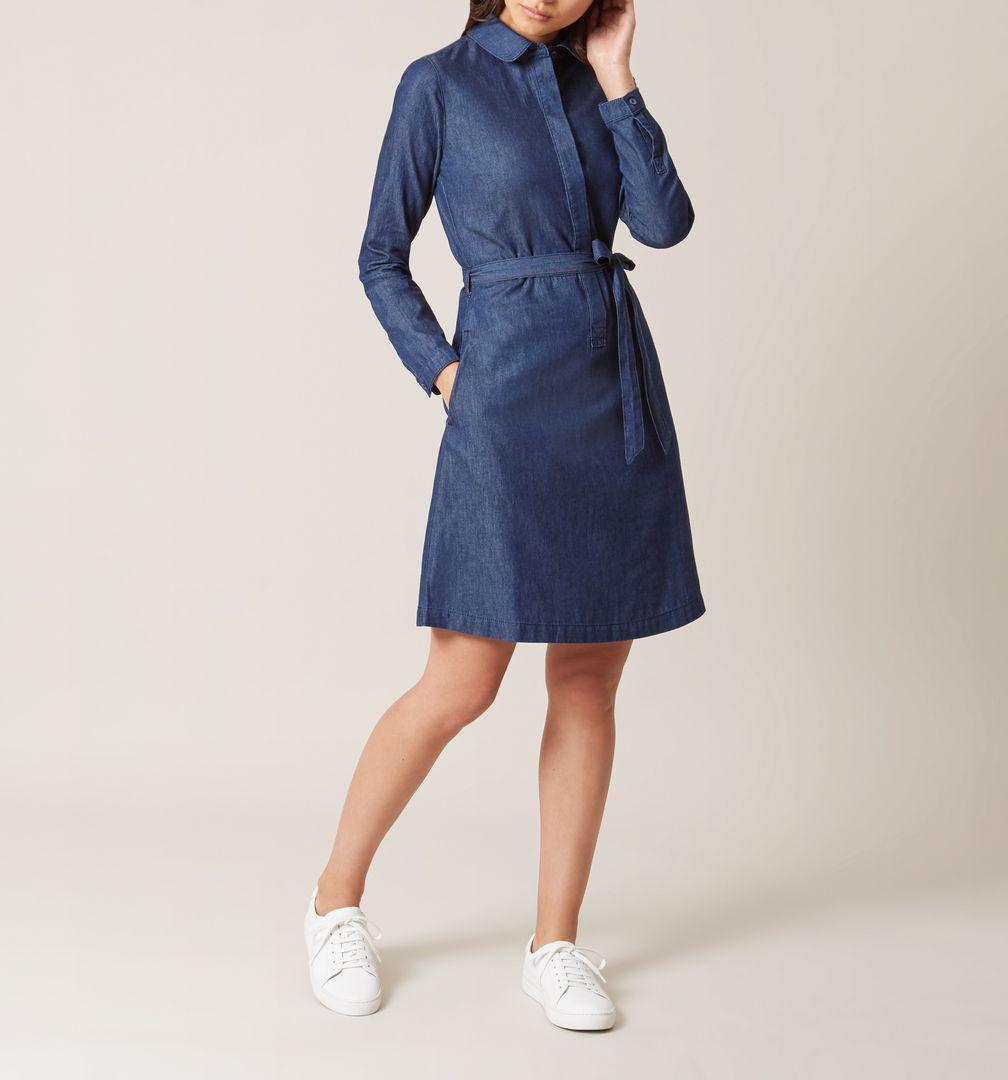 hobbs denim dress