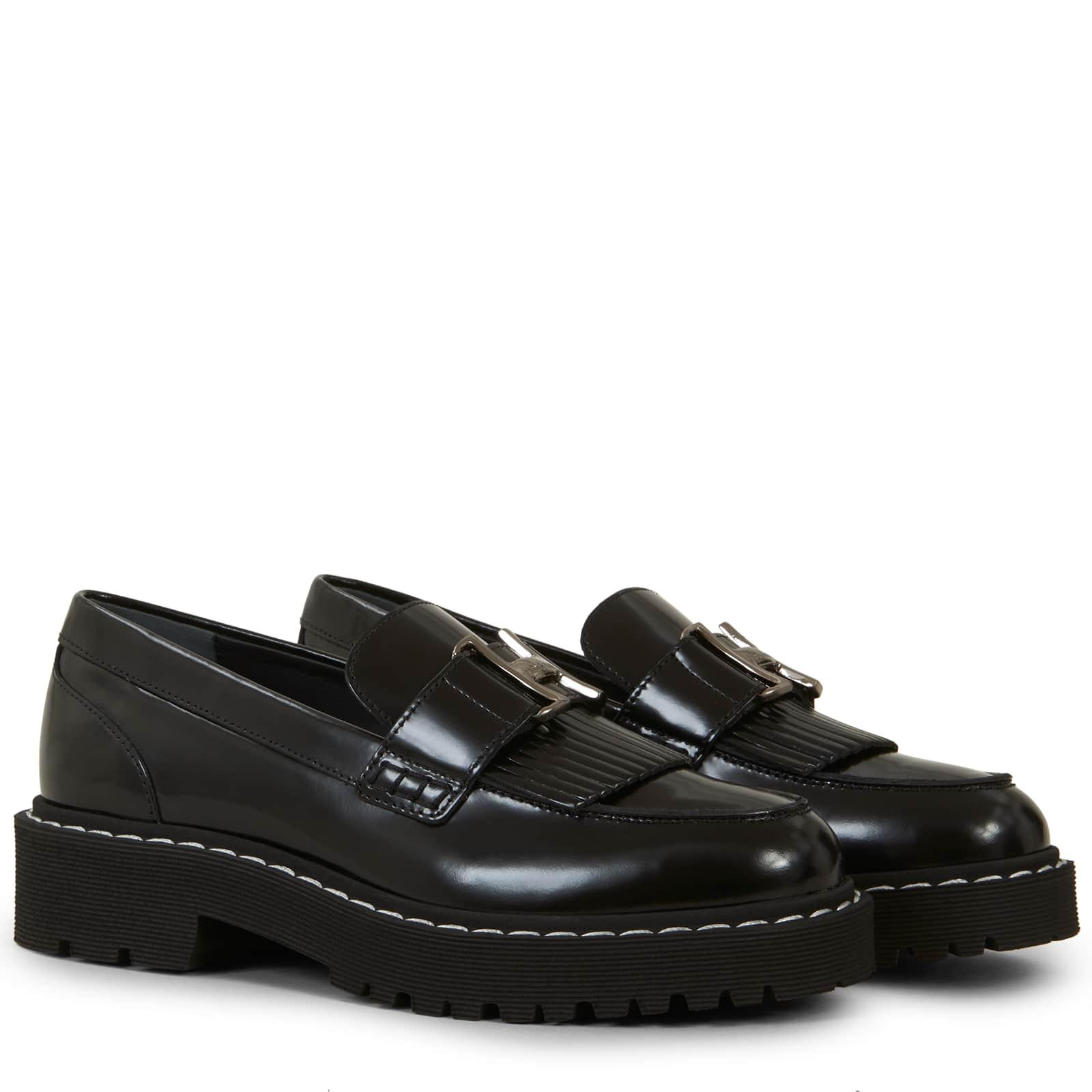 Hogan Loafers in Black - Lyst