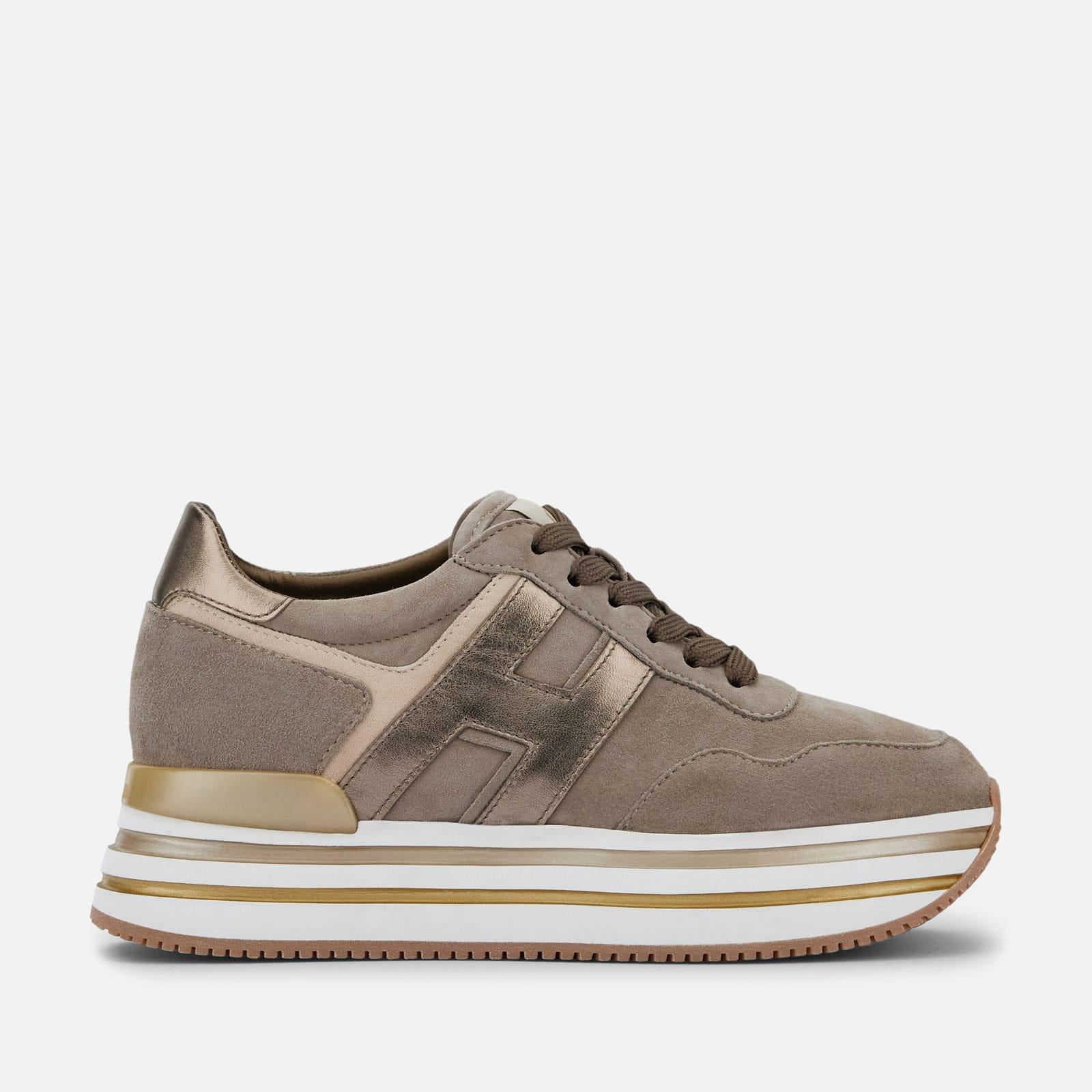 hogan midi platform sneakers