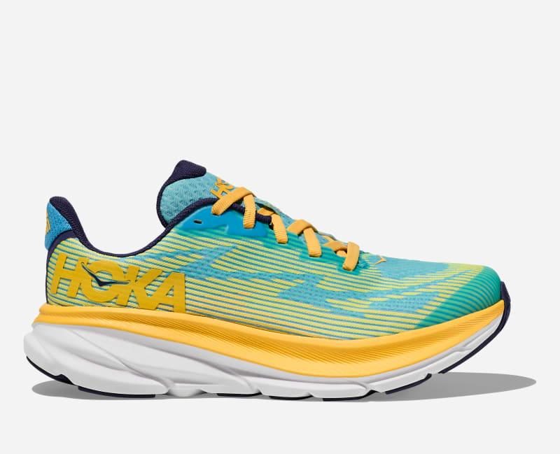 Hoka One One Clifton 9 Running Shoes in Blue for Men Lyst UK