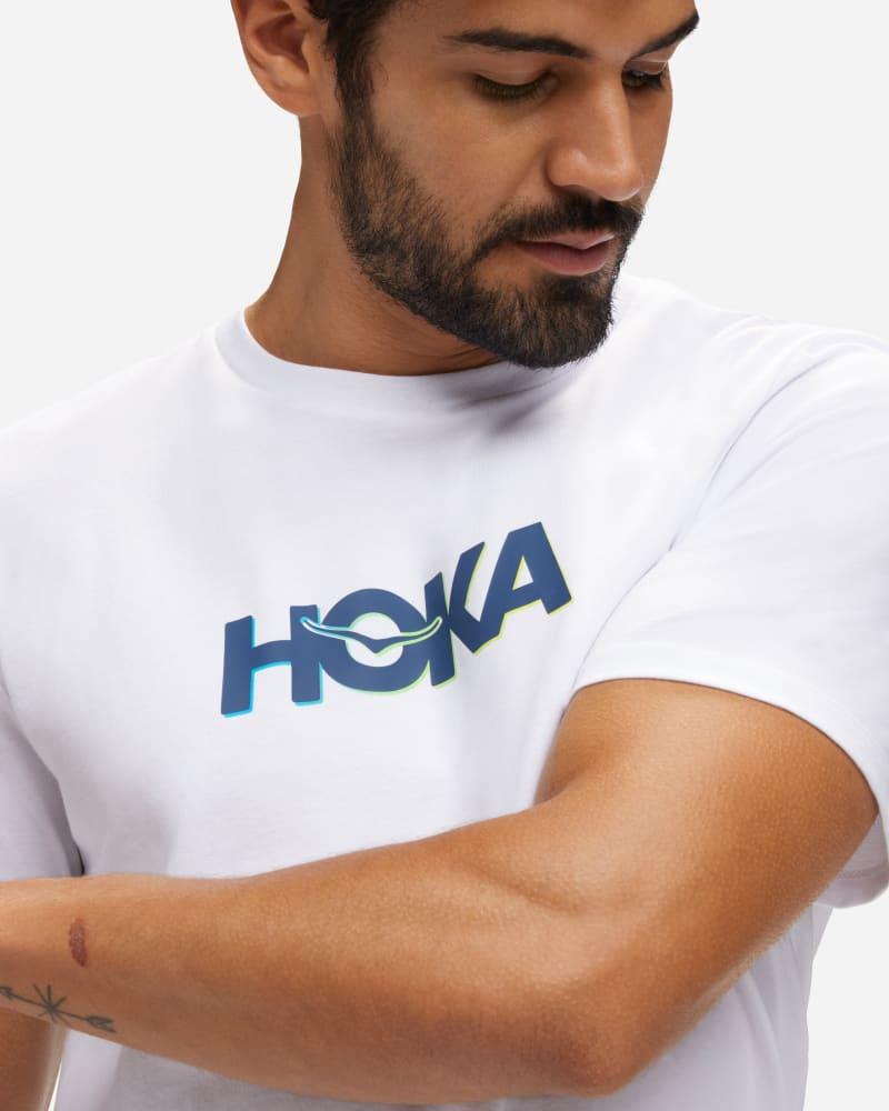 Hoka One One Graphic Ss T-shirt in White for Men | Lyst UK