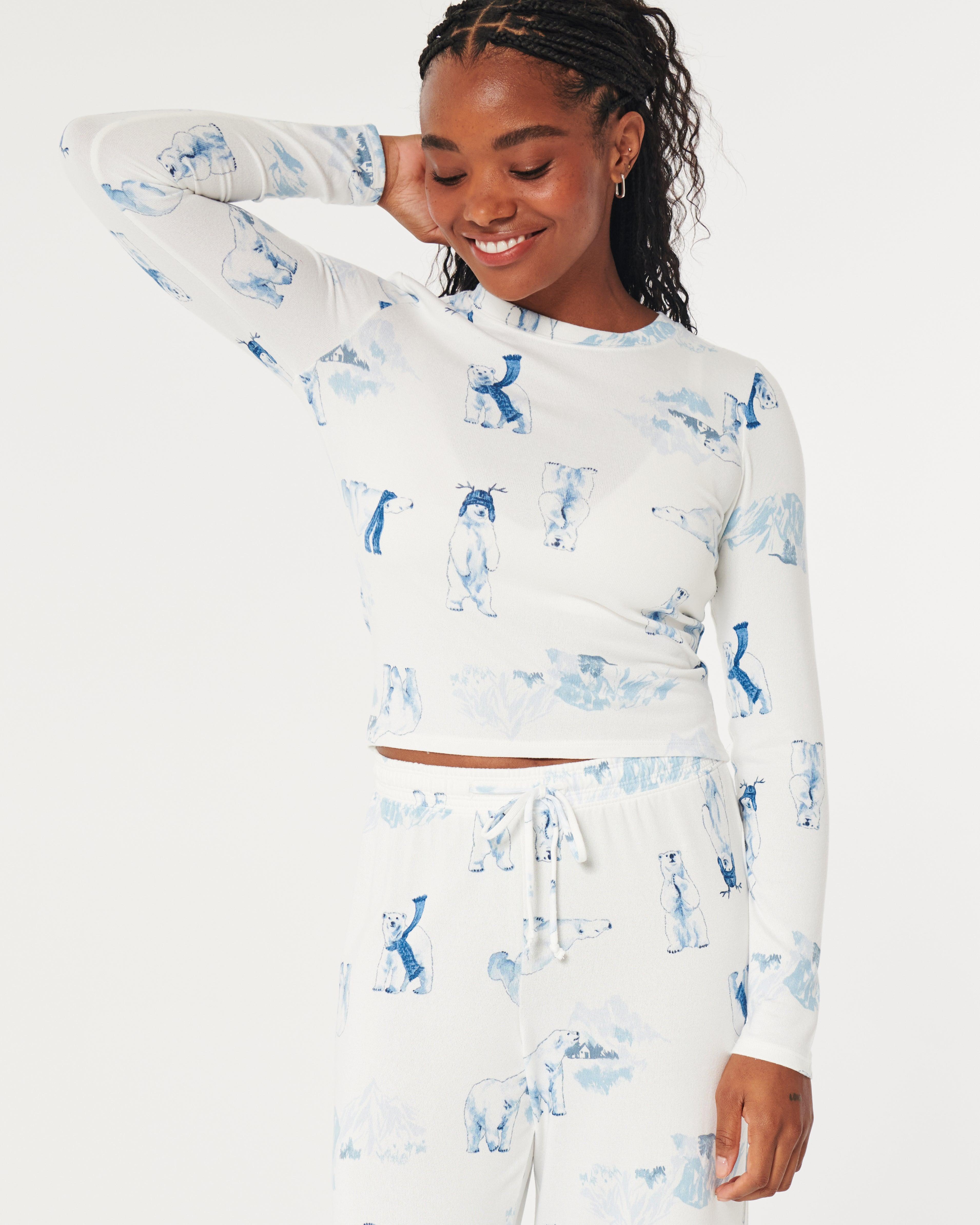 Hollister Gilly Hicks Cozy Sleep Set in White Lyst UK