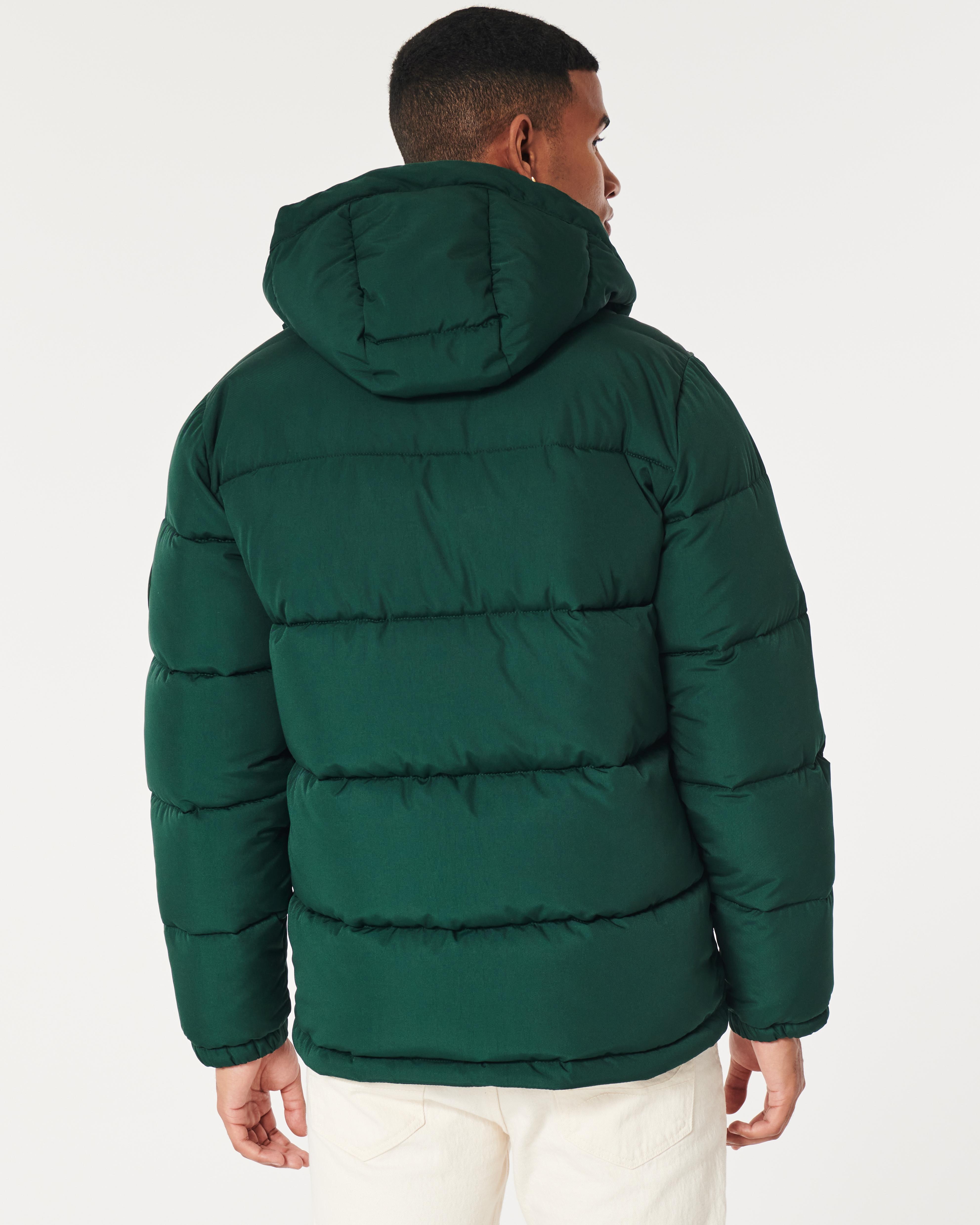 Mens puffer jacket outlet hollister