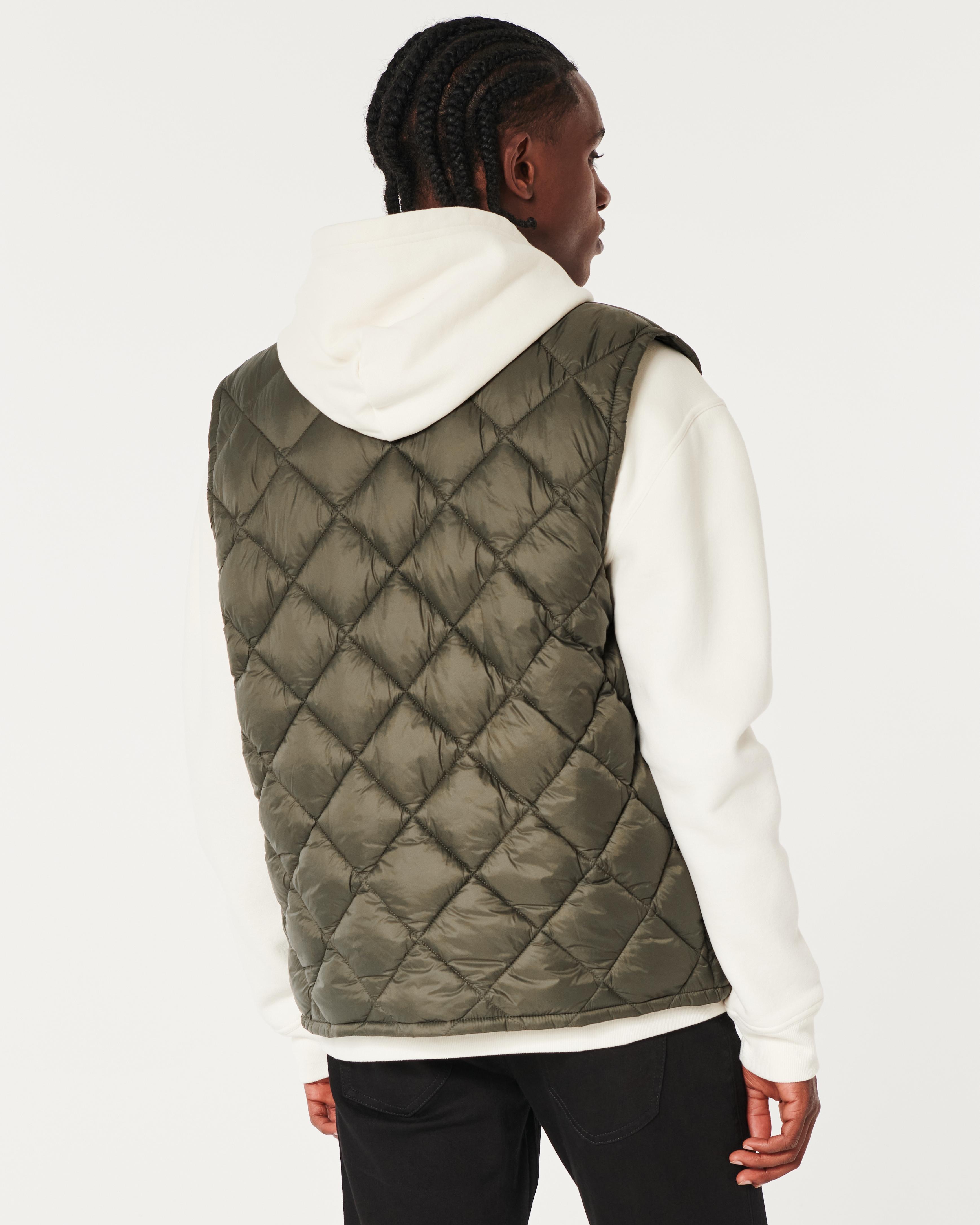 Western Super Puffer Vest - Blue