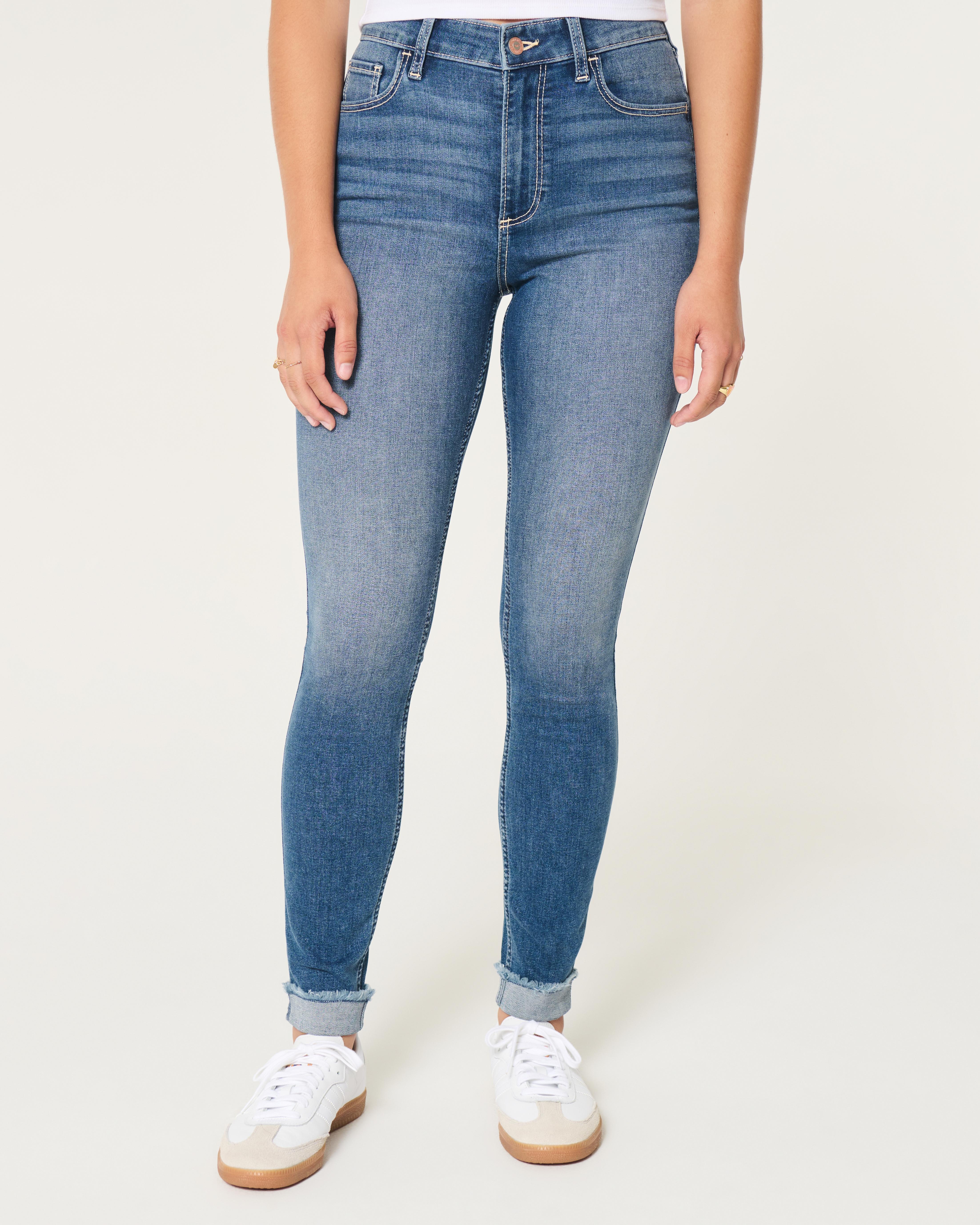 Super Skinny Jeans Hollister Jeans Curvy Hollister Women's Curvy