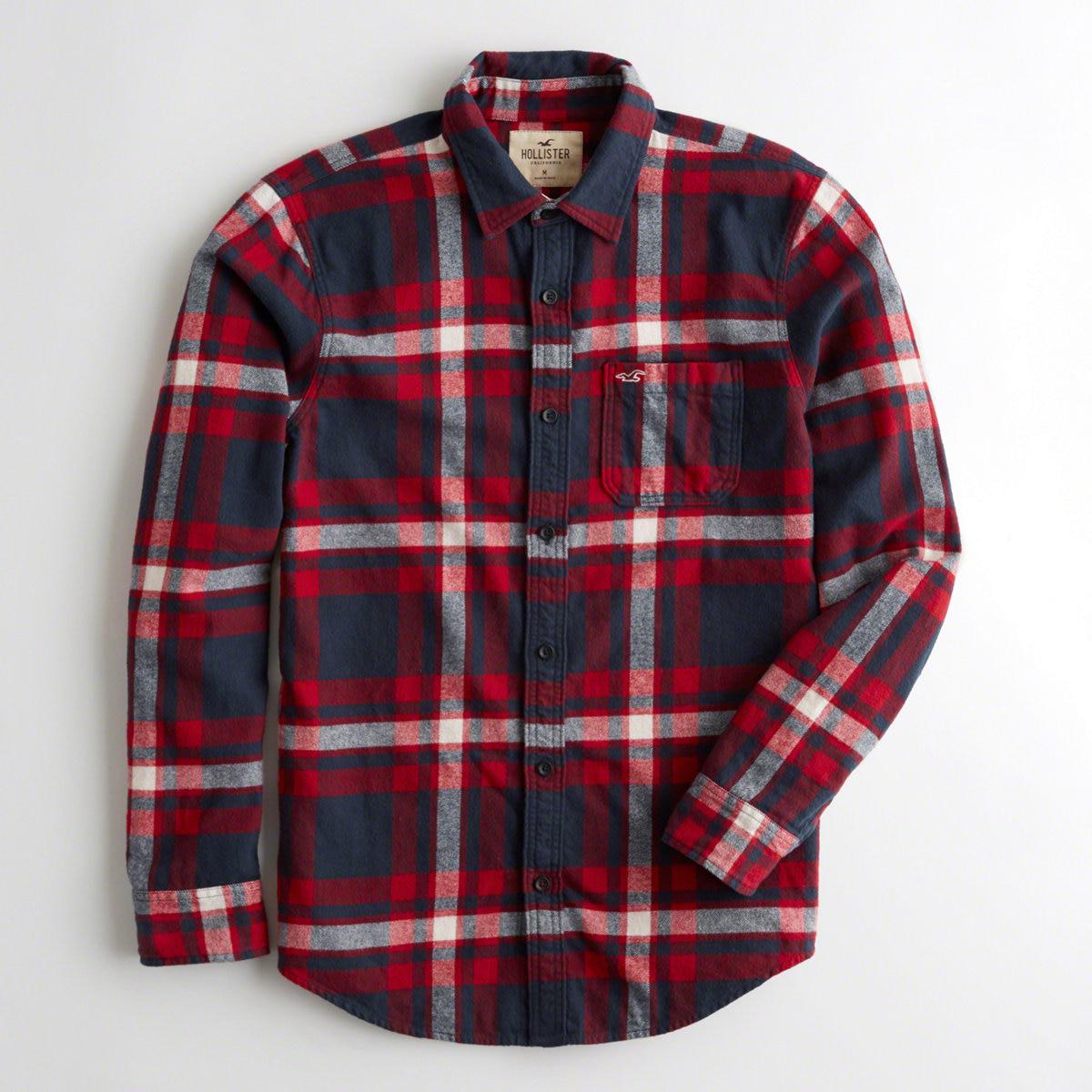 hollister plaid shirt