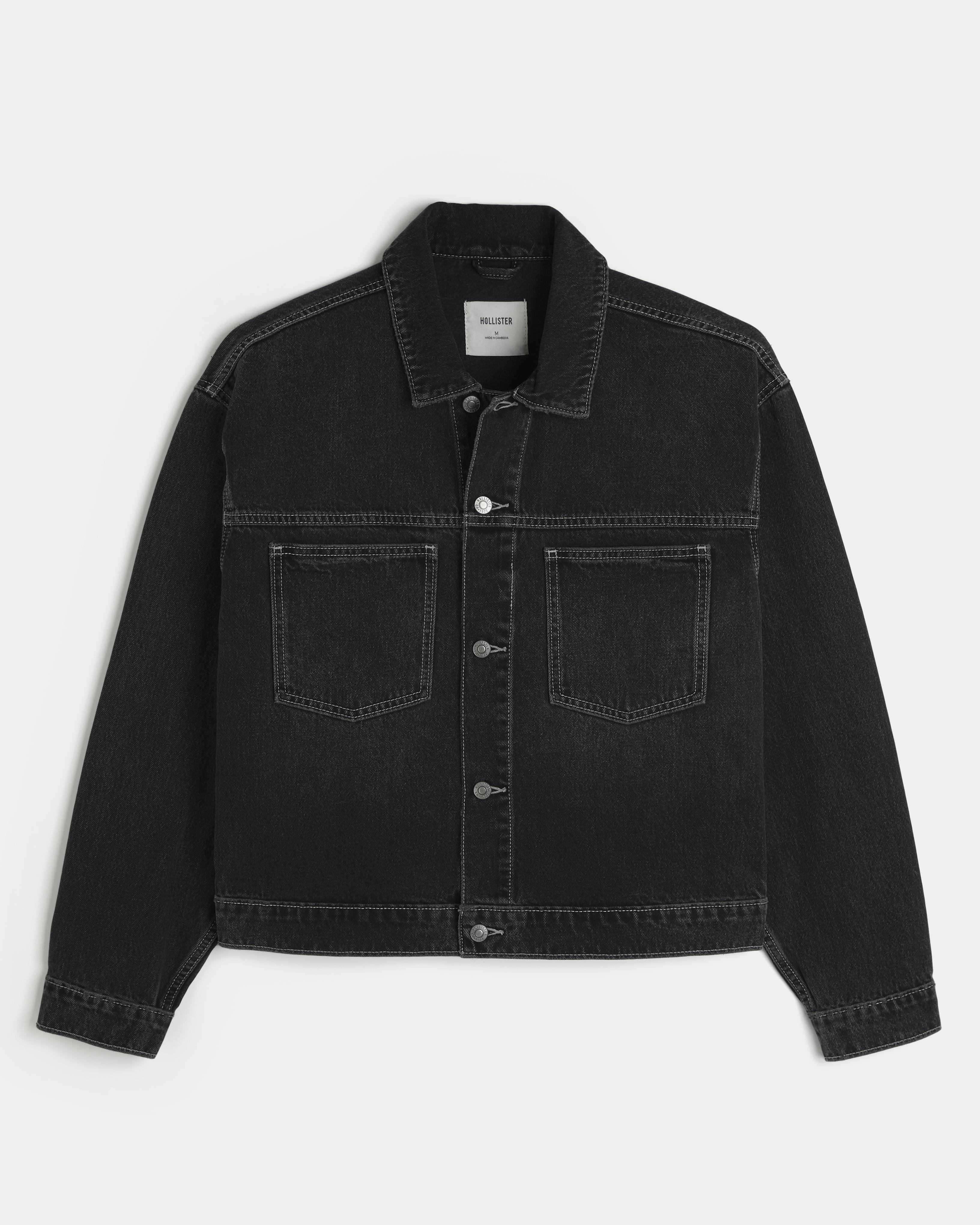 Jeansjacke Damen Hollister Schwarze Jeansjacke Willhaben Hollister